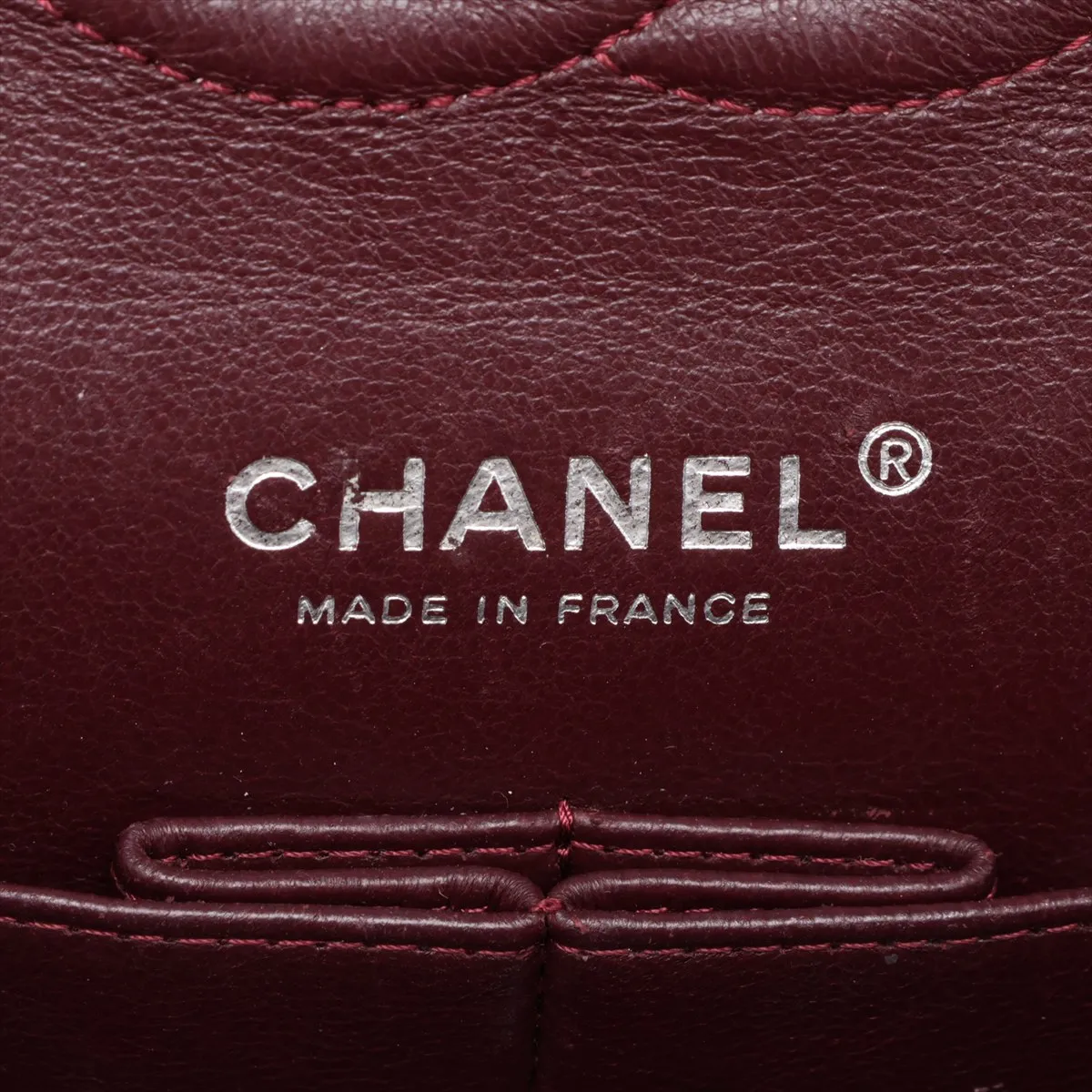[Individually packaged] Chanel Matelassé 25 Lambskin Double Flap Double Chain Bag, Black with Silver Hardware, 14435921, Serial Number 14, A01112 — view 8