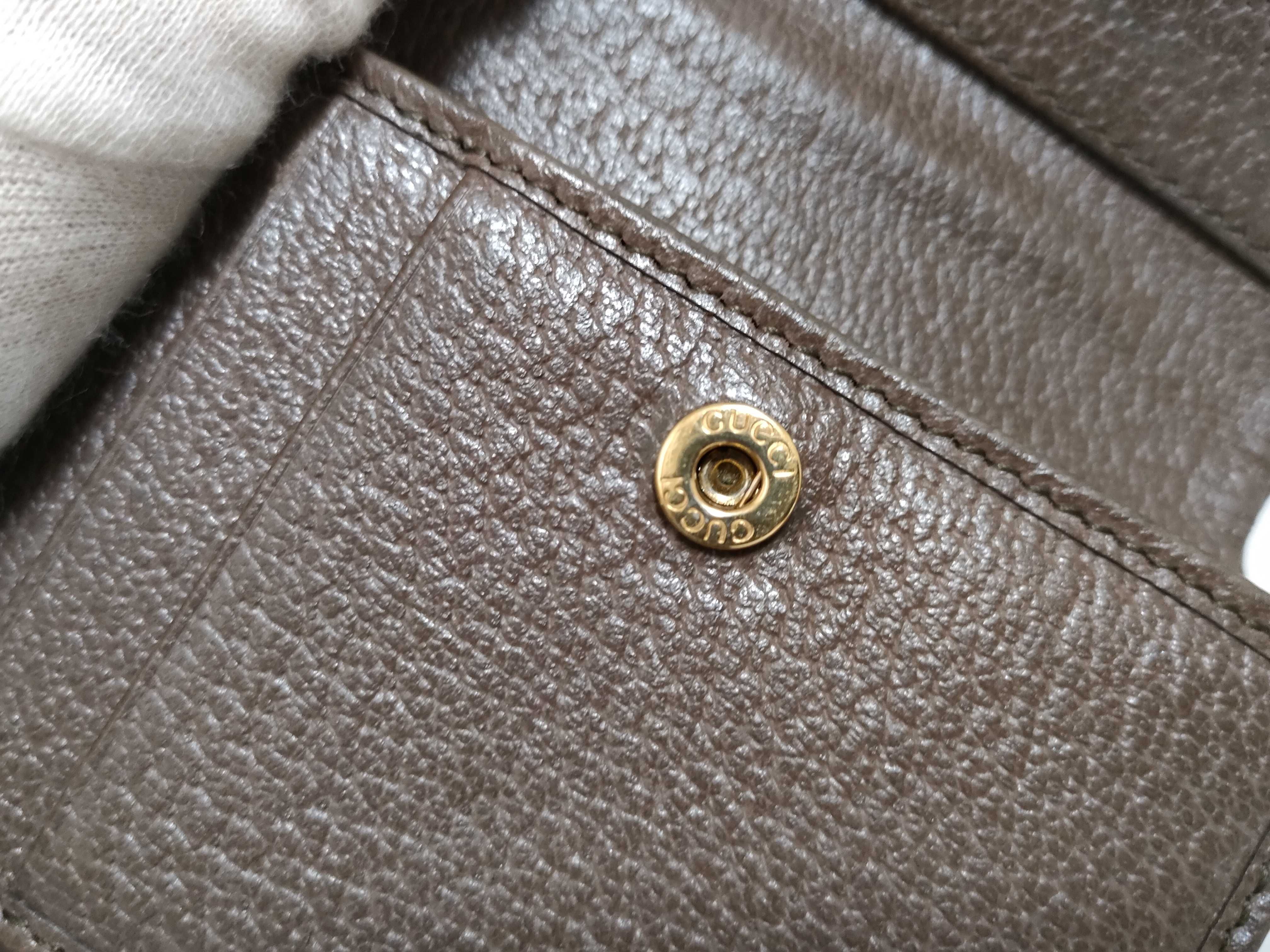 GG Supreme Ophidia Compact Wallet Sherry Wallet — view 13