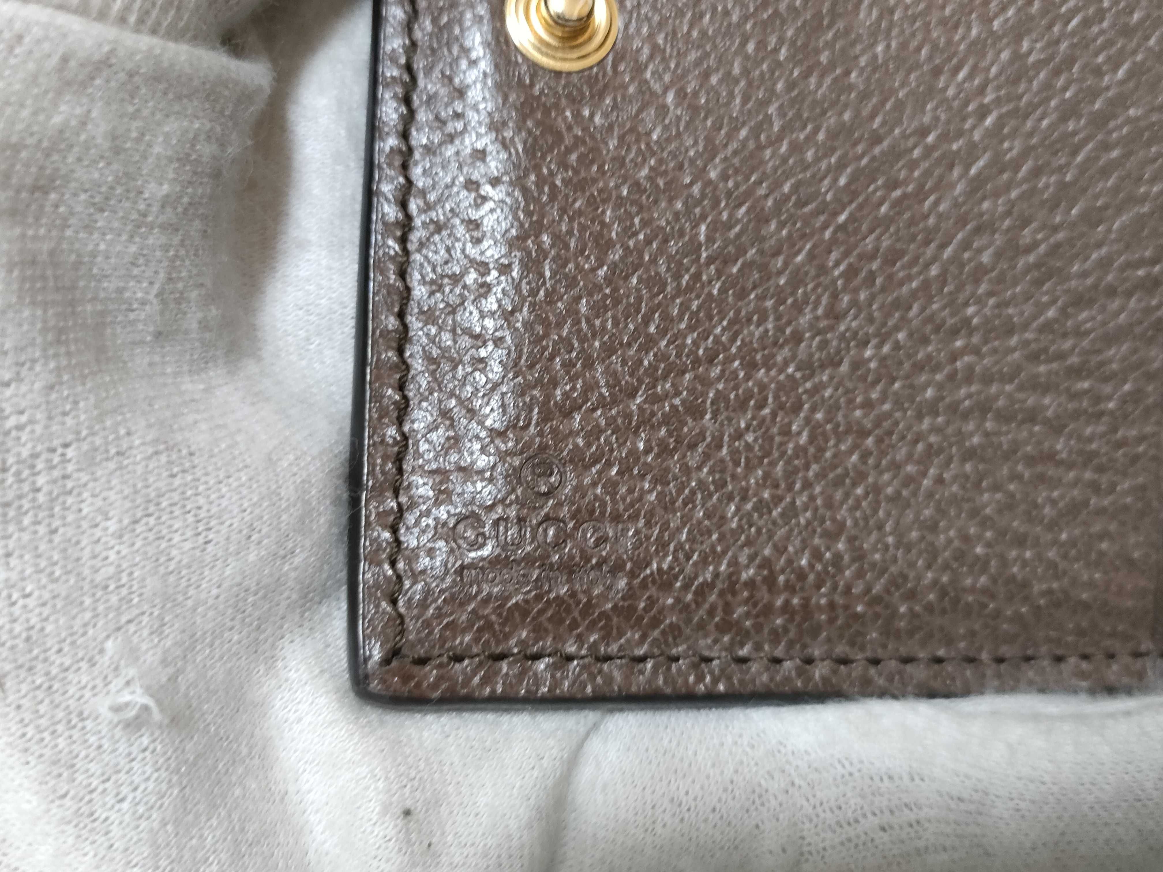 GG Supreme Ophidia Compact Wallet Sherry Wallet — view 14