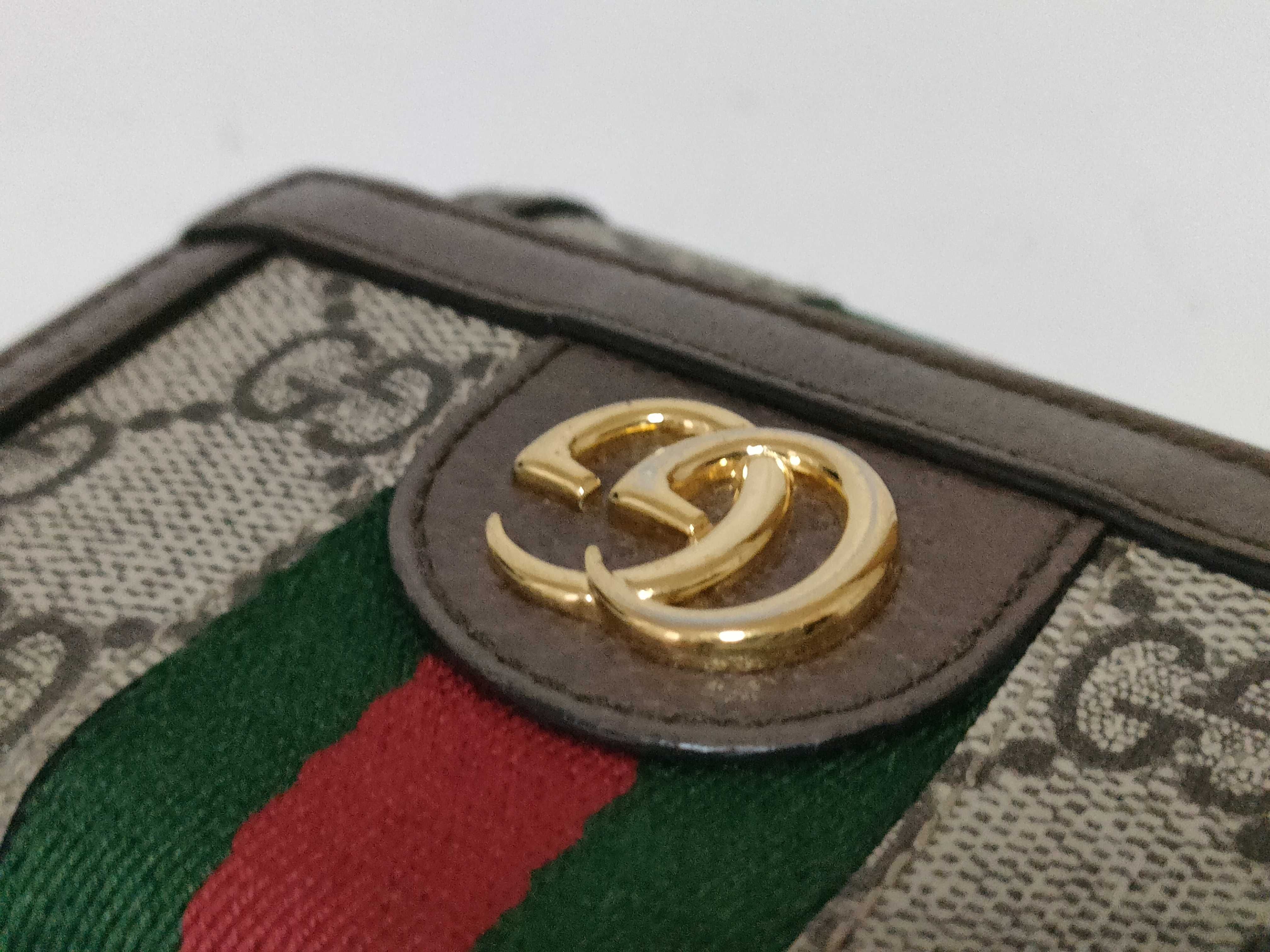 GG Supreme Ophidia Compact Wallet Sherry Wallet — view 15