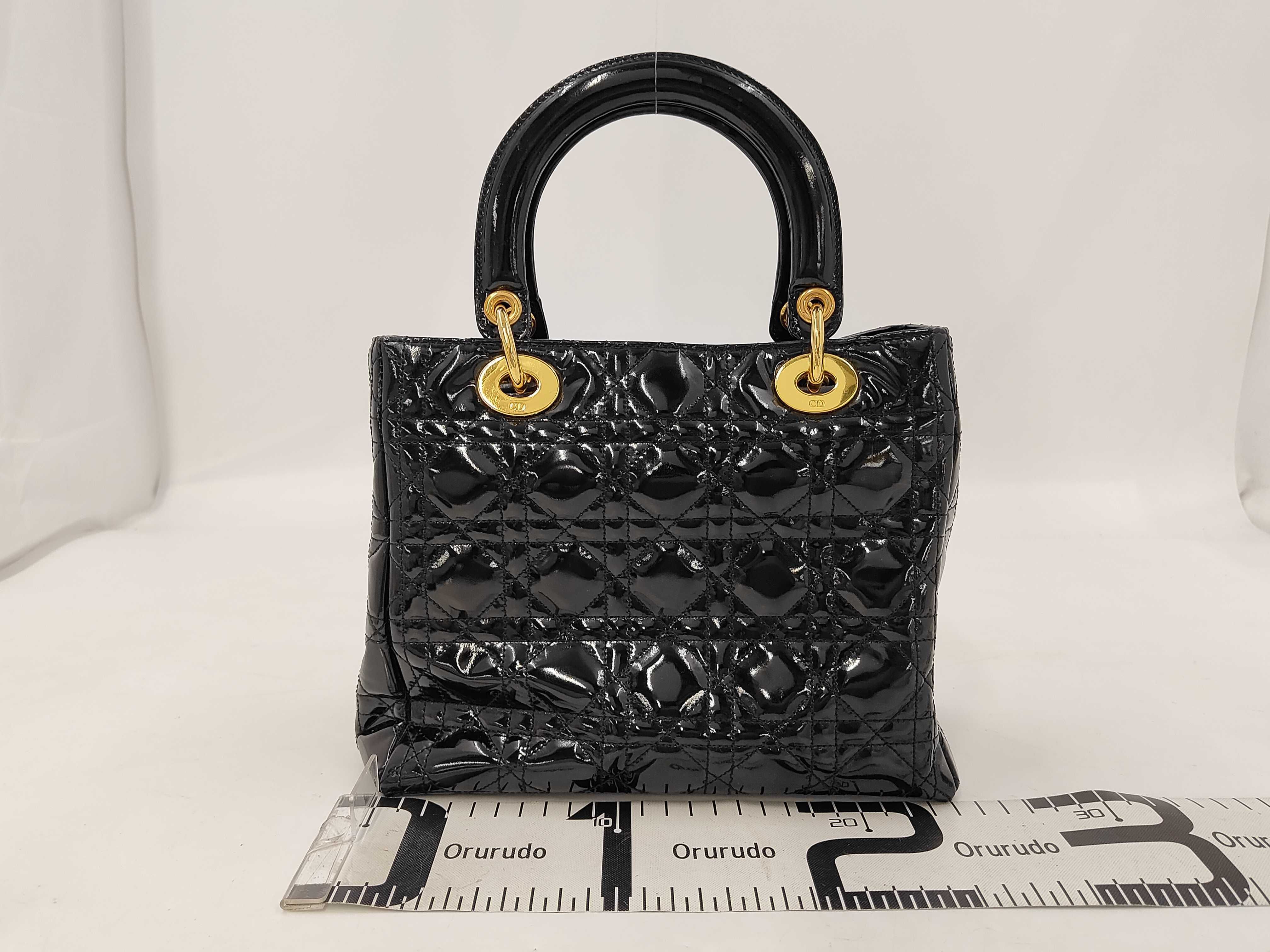 Lady Dior enamel handbag — view 2