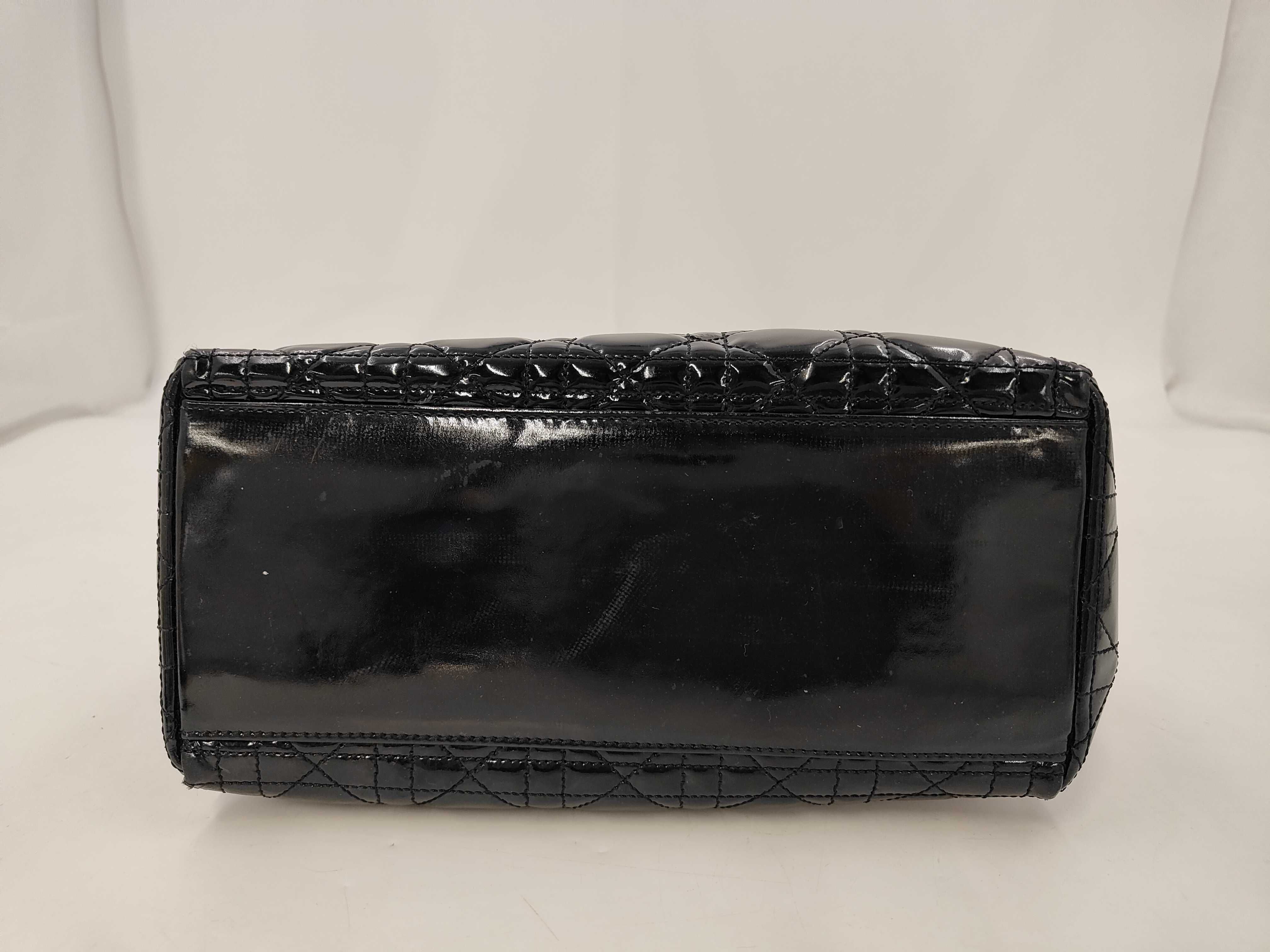 Lady Dior enamel handbag — view 4