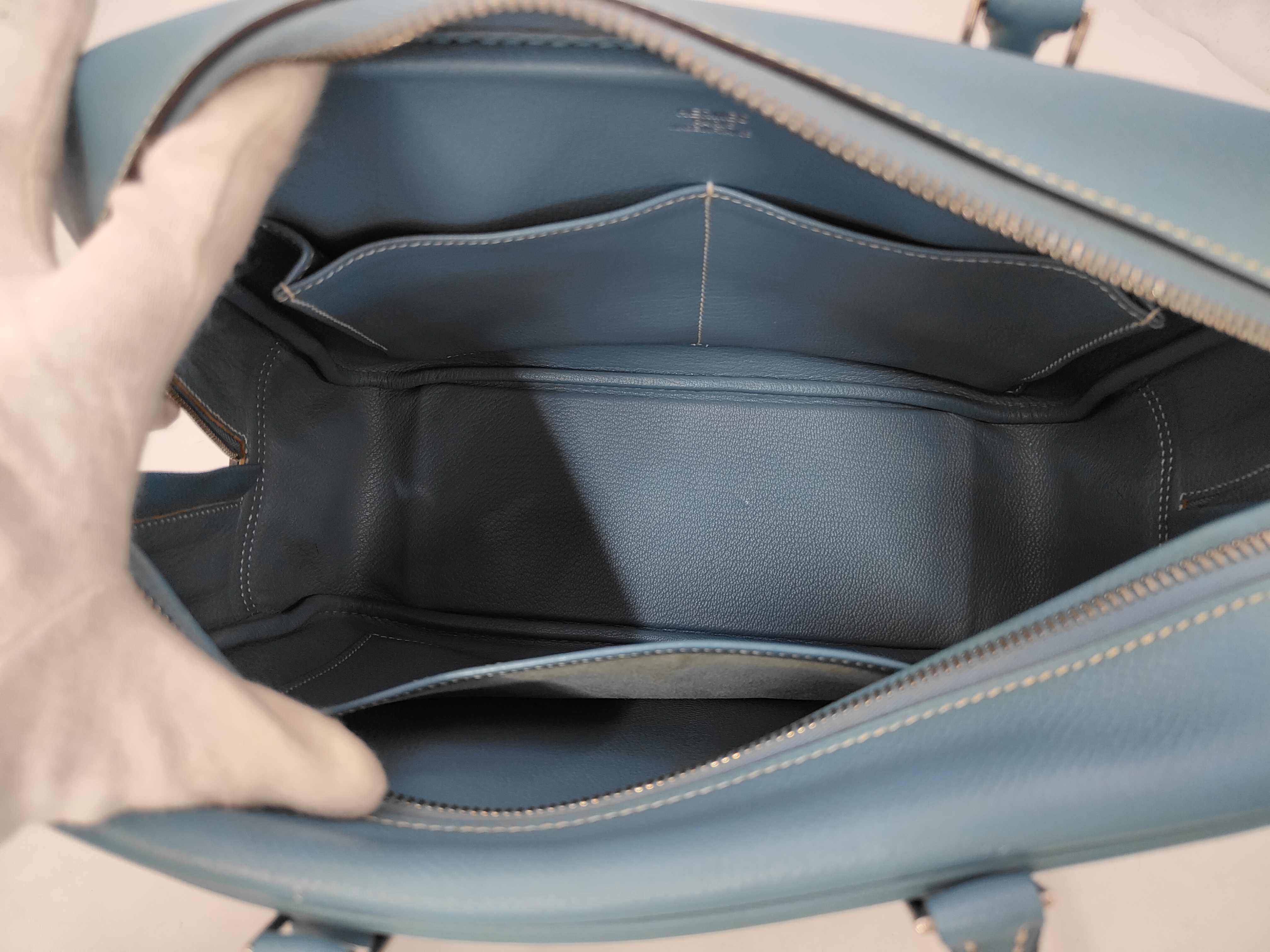 Pneume 28 Evercolor Silver Hardware I Stamp Handbag — view 9