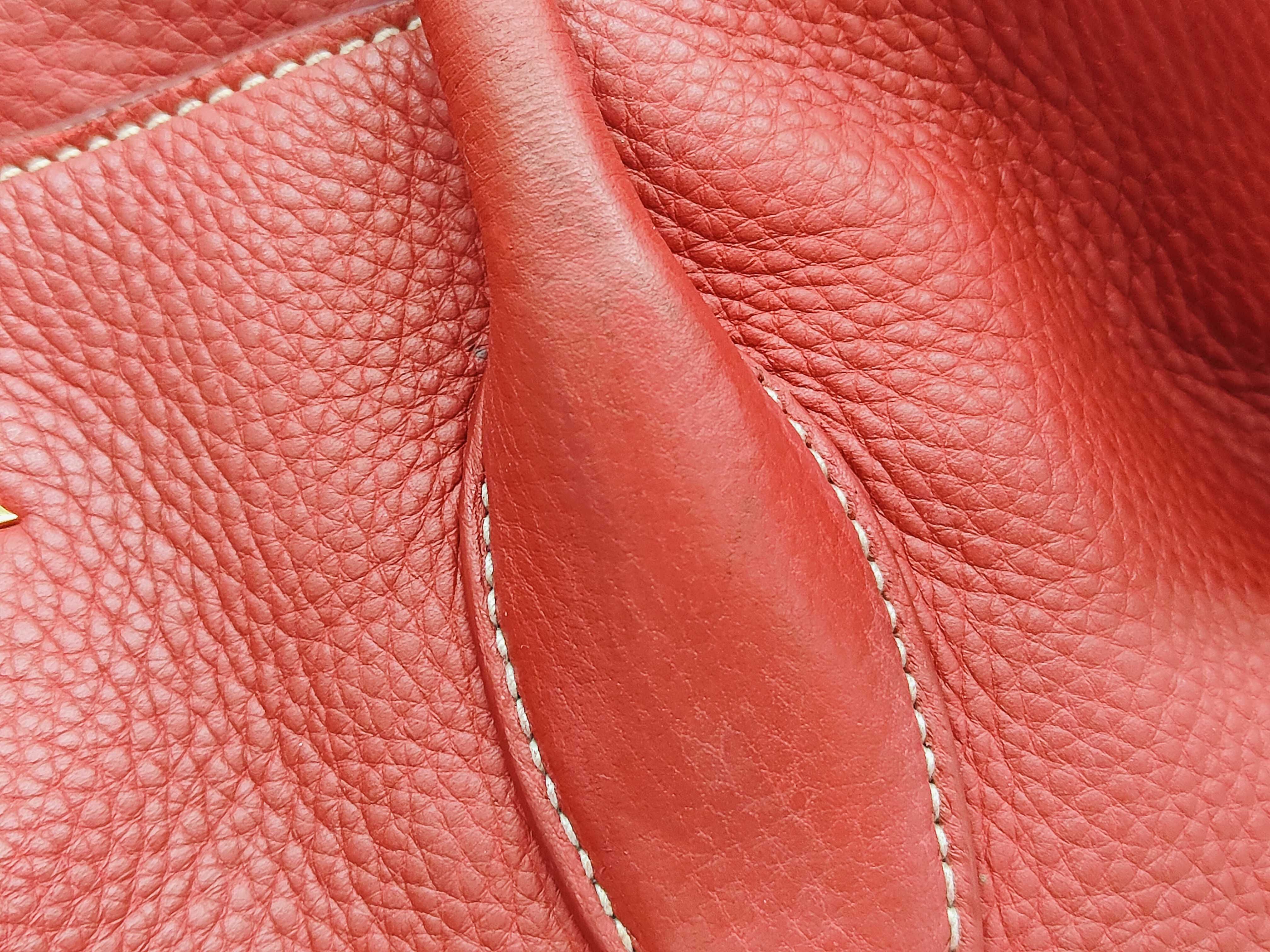 Vitello Daino Leather Tote Bag — view 4