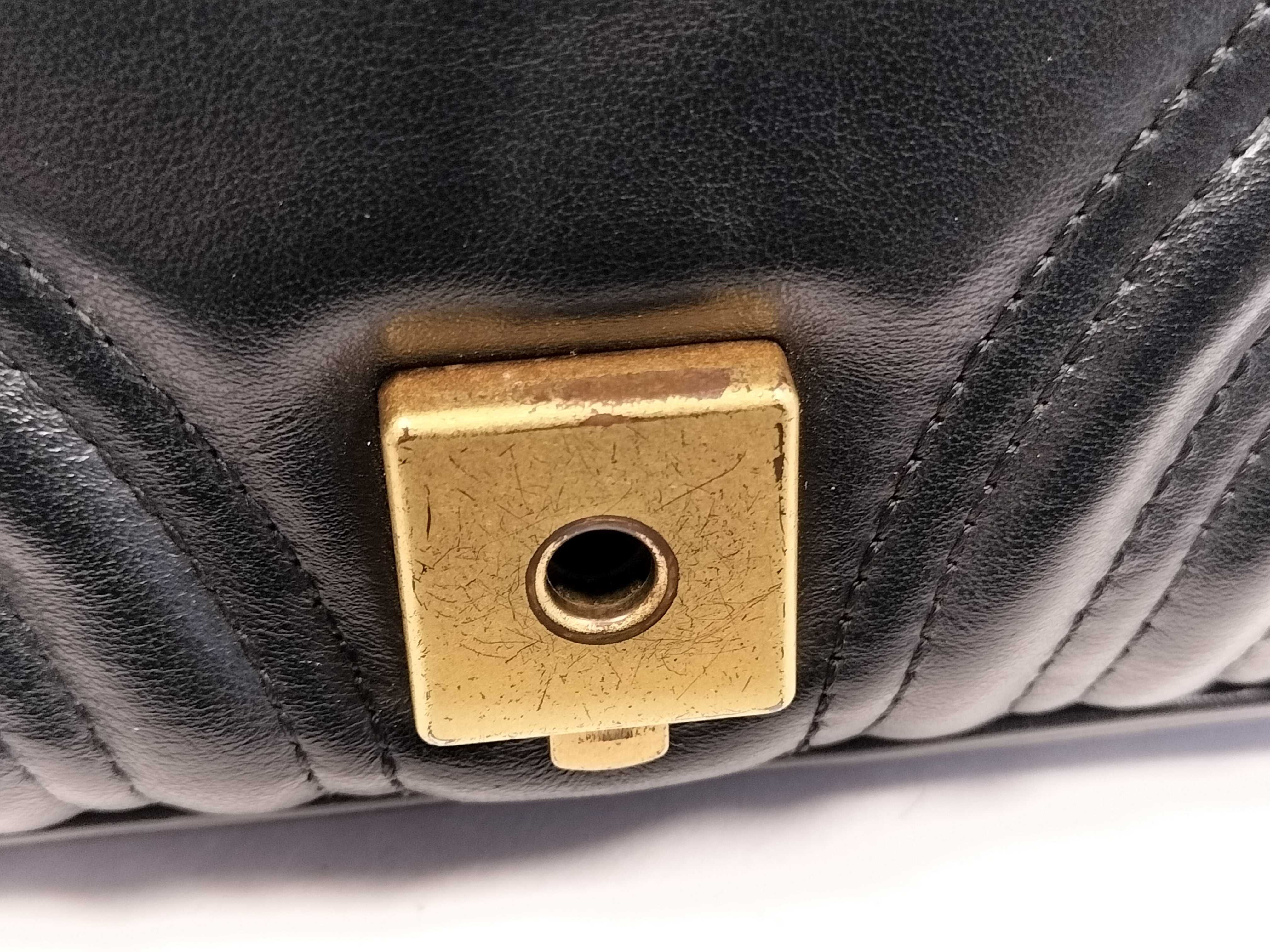 GG Marmont Black Shoulder Bag 446744 — view 15