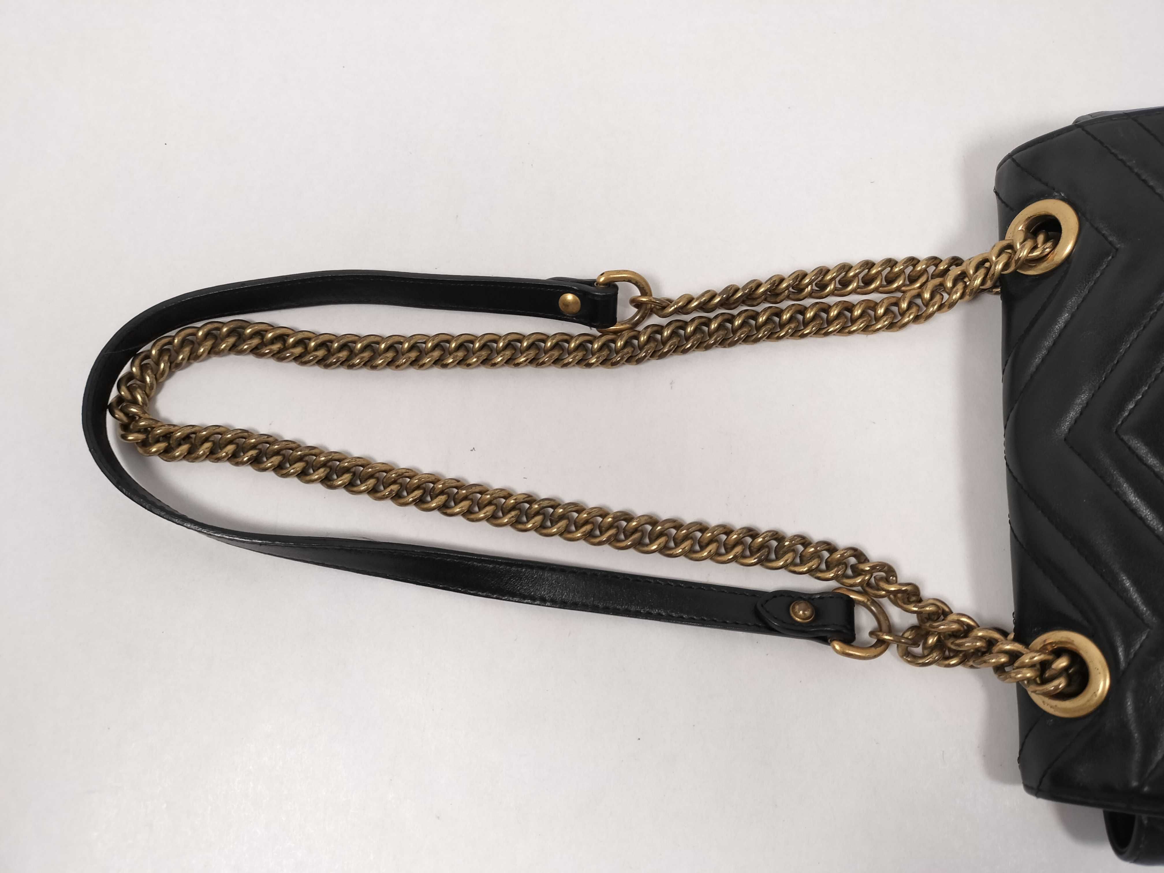 GG Marmont Black Shoulder Bag 446744 — view 3