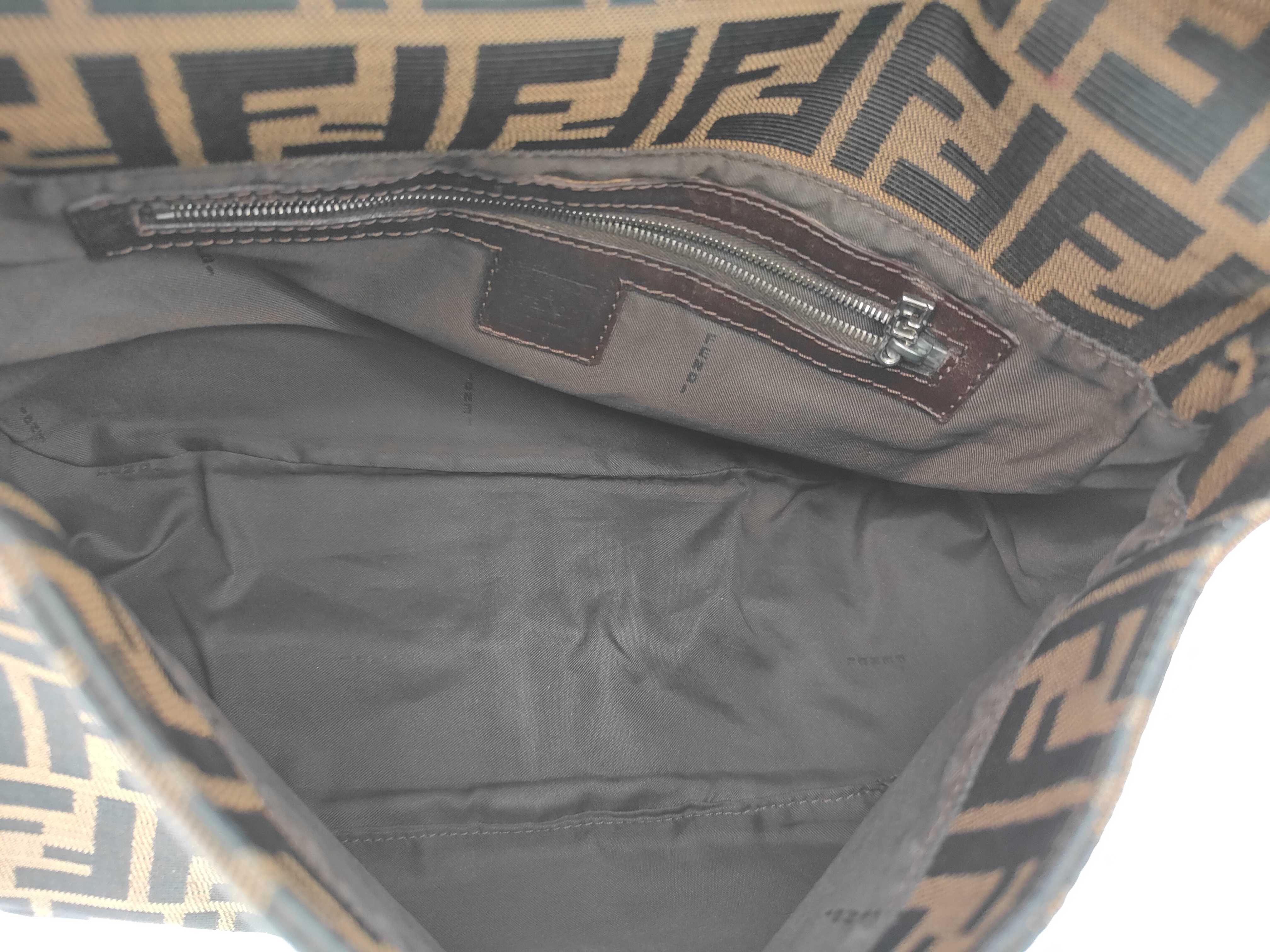 Mamma Baguette Zucca Canvas Shoulder Bag — view 8