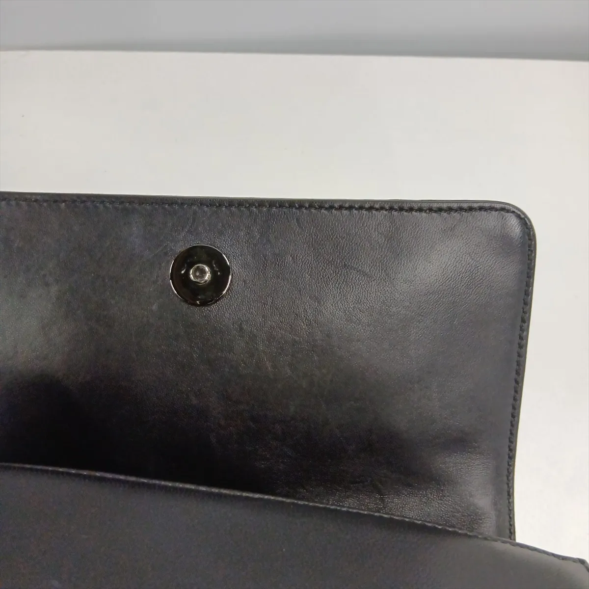 Coco Mark Lambskin Shoulder Bag, Black with Silver Hardware, 18027594, serial number in the 18 range. — view 14
