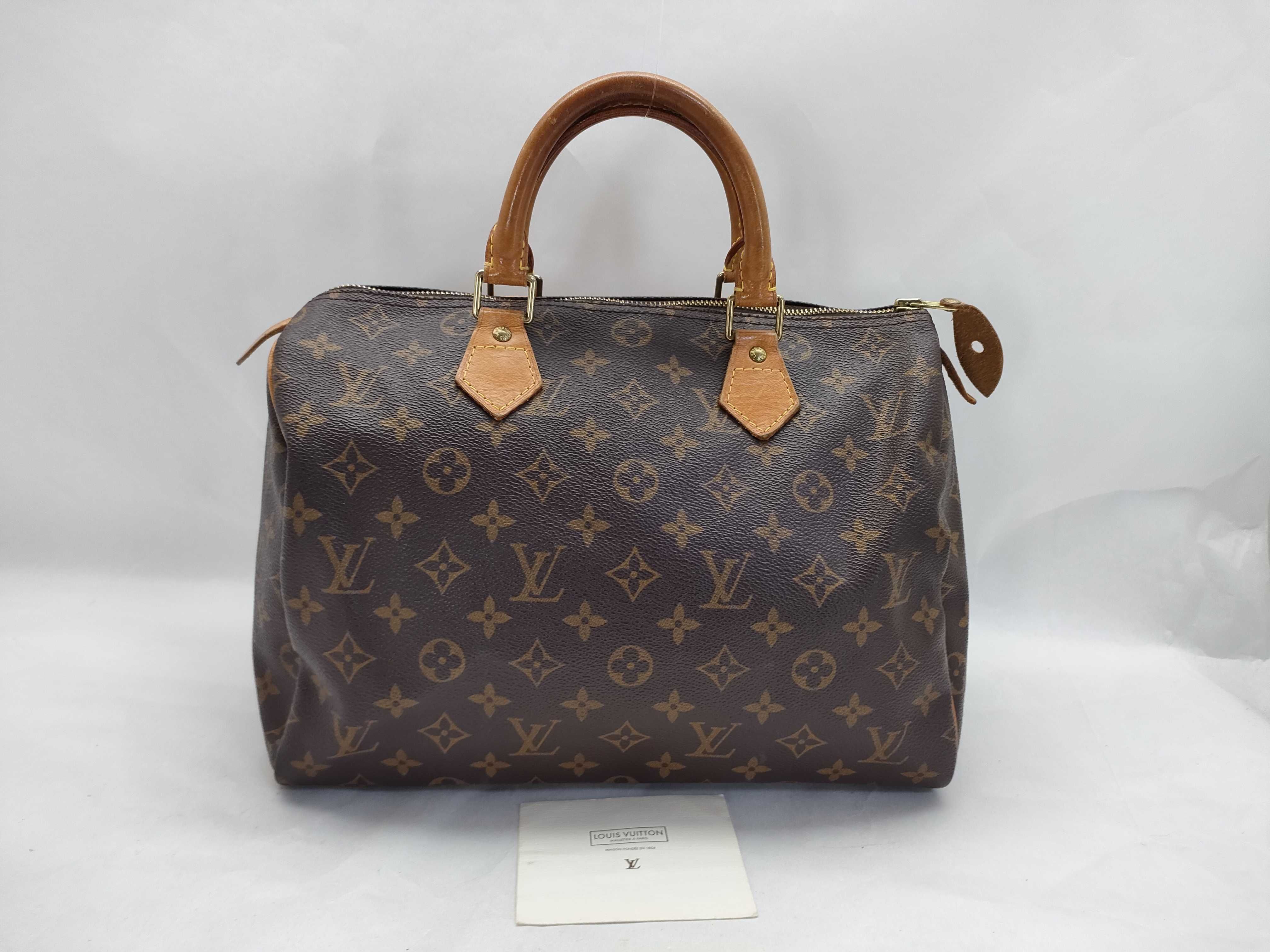 Monogram LV Speedy 30 Monogram M41526 SD1000 Brown Boston Bag