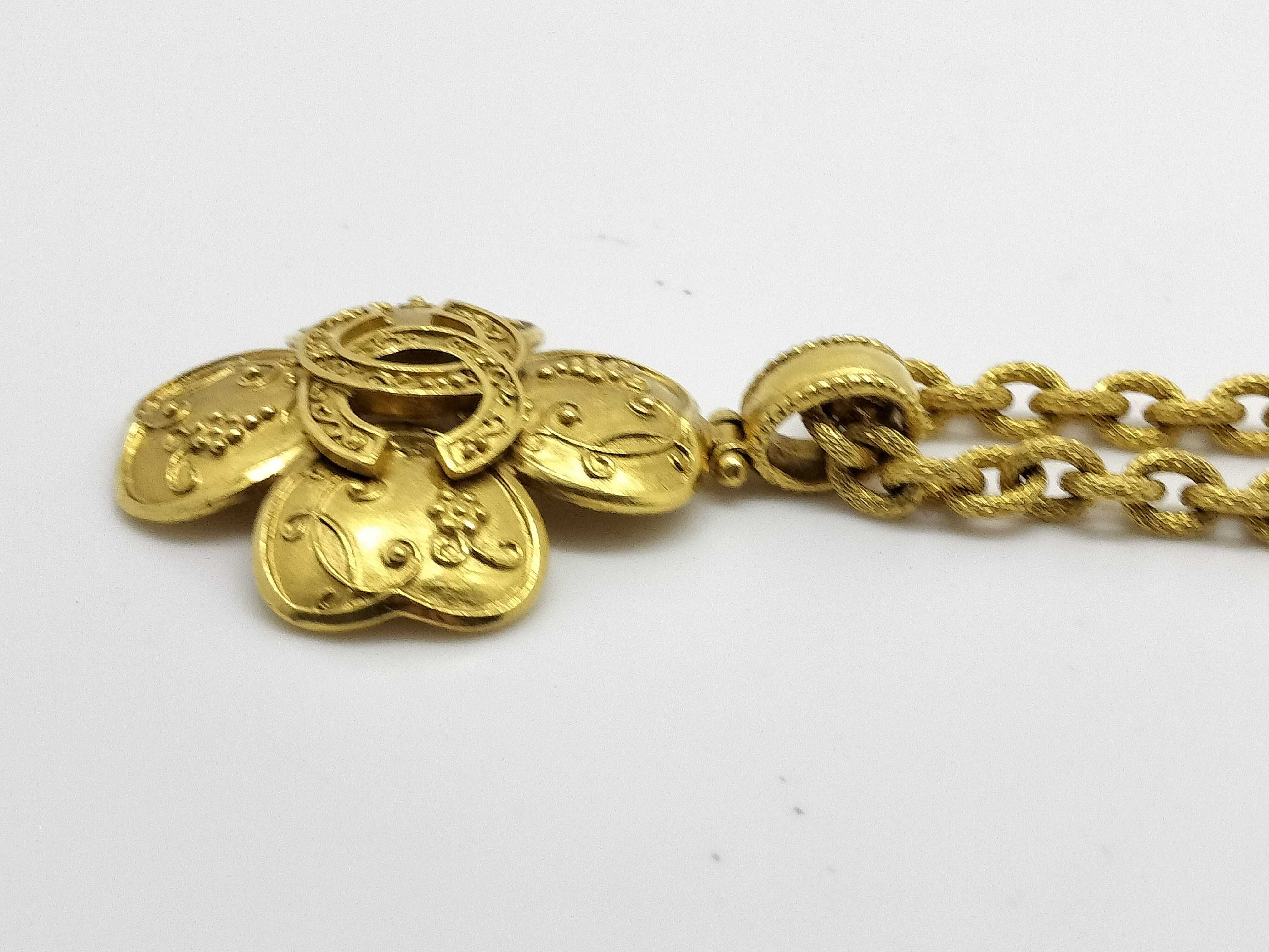 96A Chain Belt Coco x Camellia Necklace — view 3