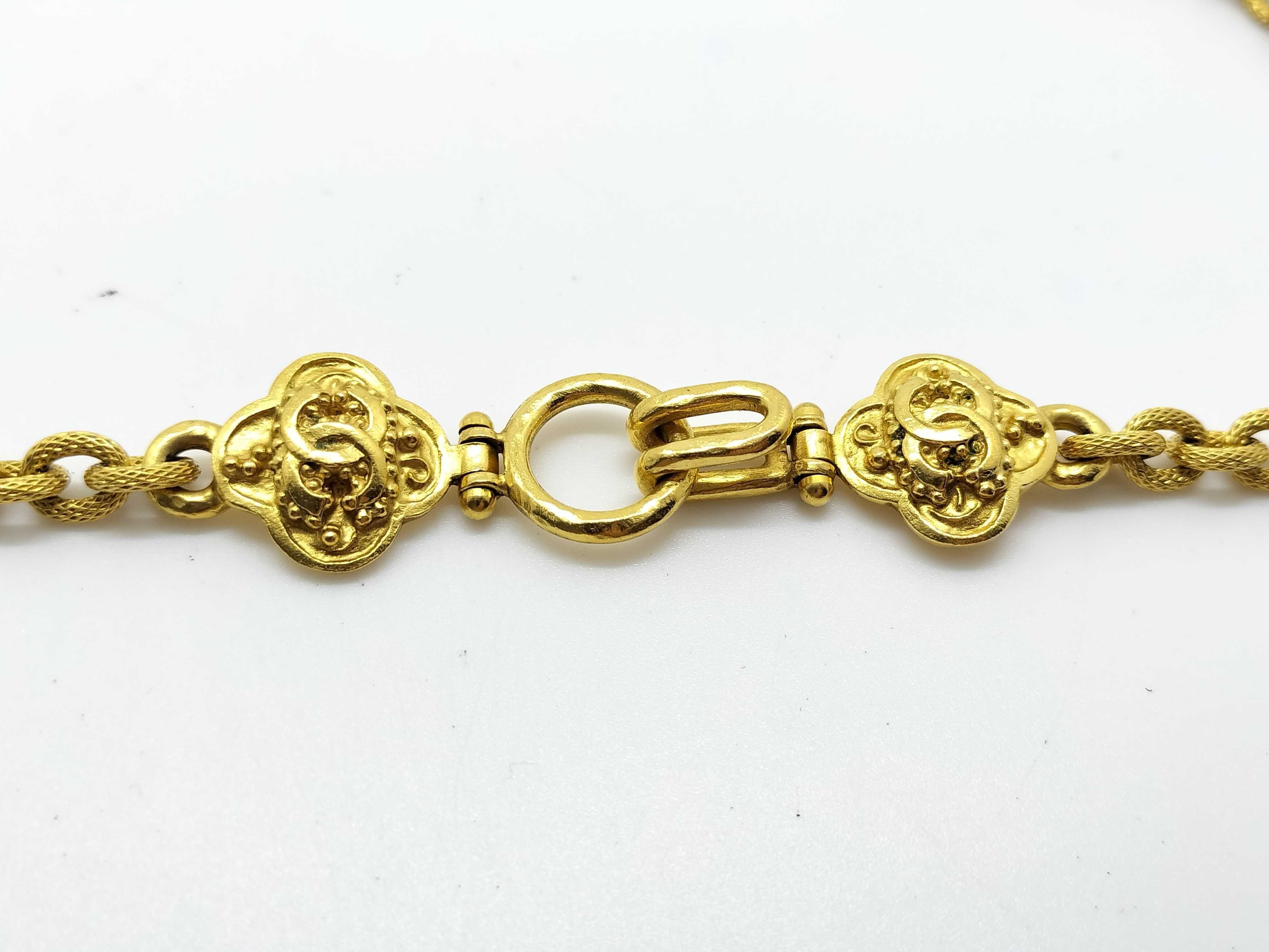 96A Chain Belt Coco x Camellia Necklace — view 4