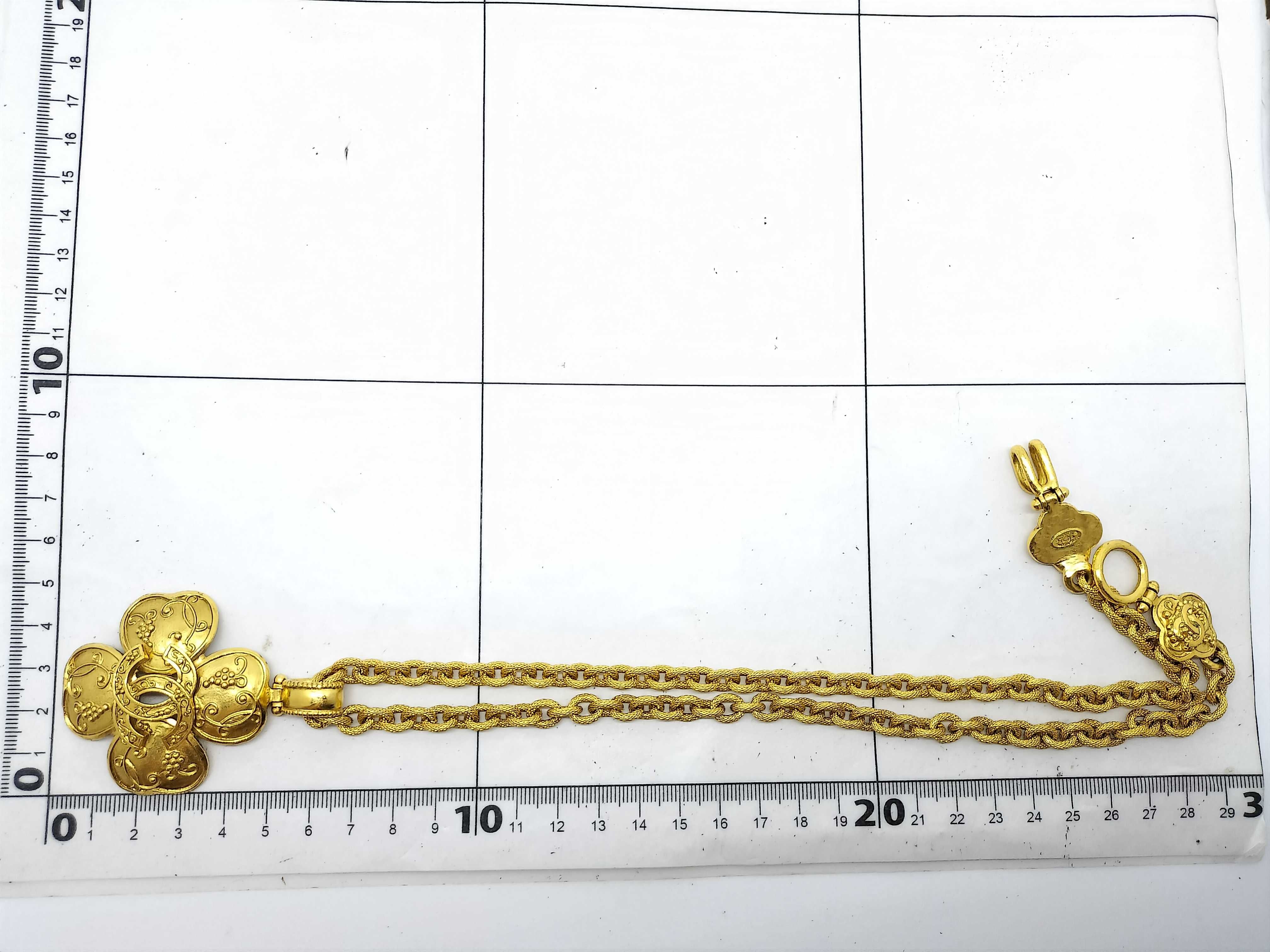 96A Chain Belt Coco x Camellia Necklace — view 7