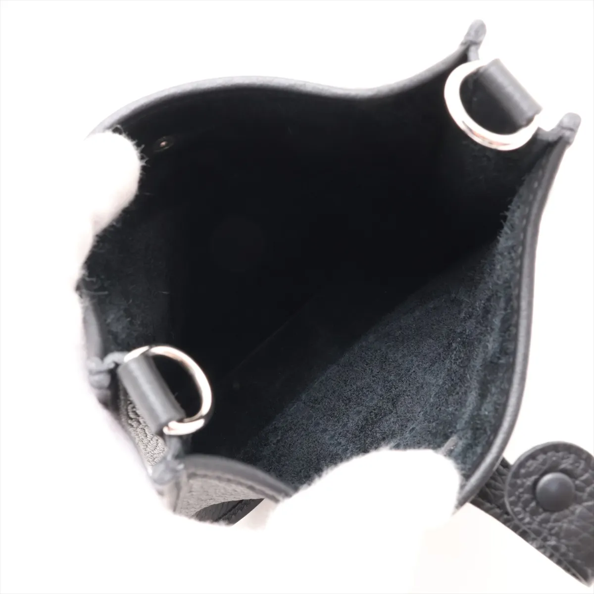 Evelyne 16 TPM Amazon Taurillon Clemence Black Silver Hardware W:2024 — view 6