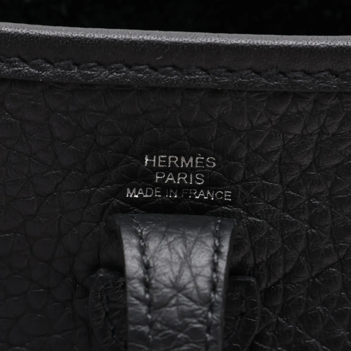 Evelyne 16 TPM Amazon Taurillon Clemence Black Silver Hardware W:2024 — view 7