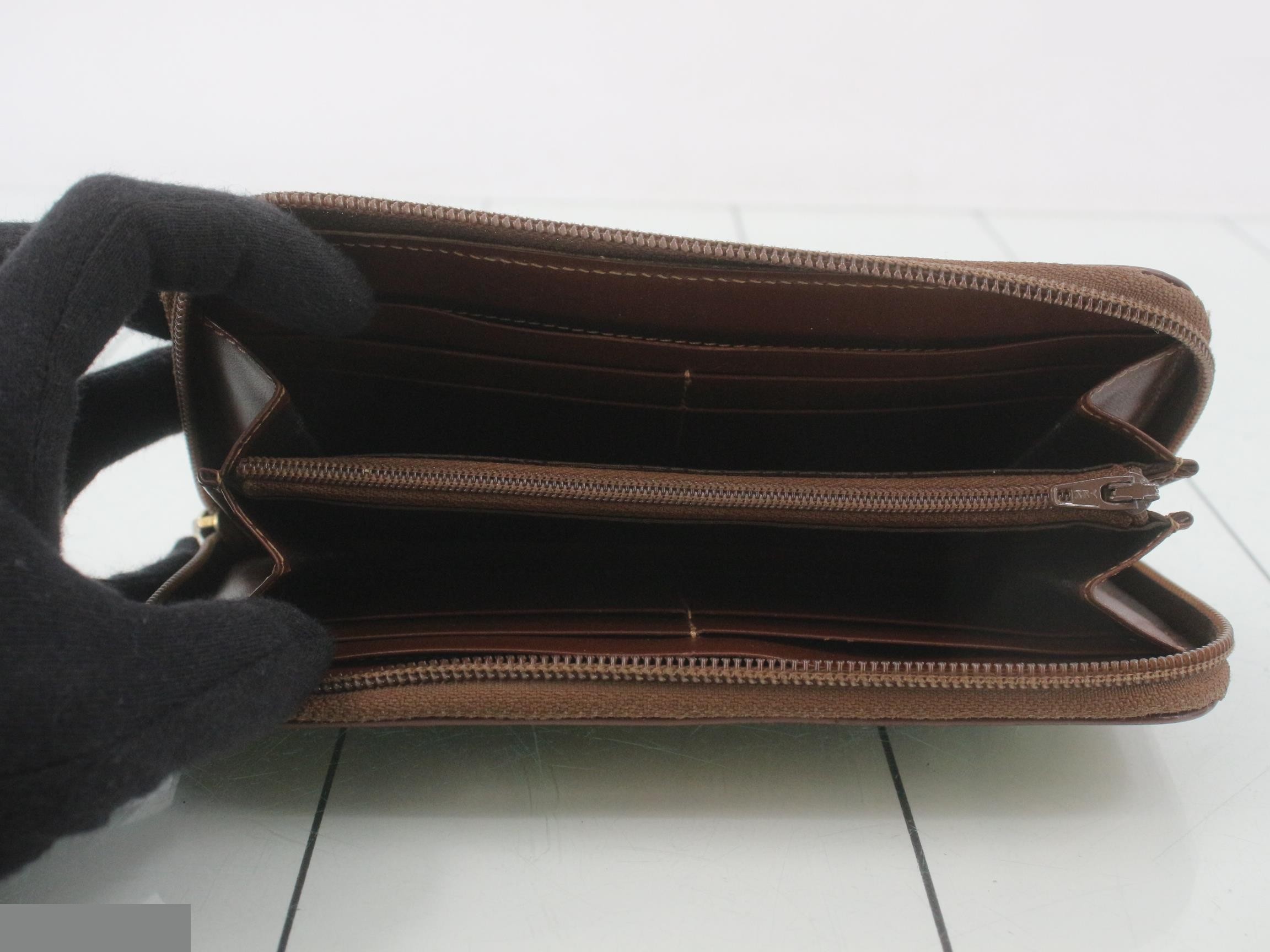 Round zipper long wallet — view 4