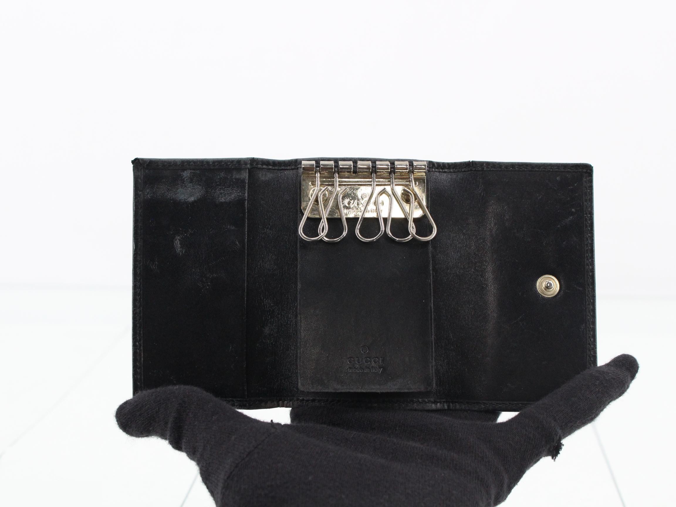 GG Key Case, Leather — view 4