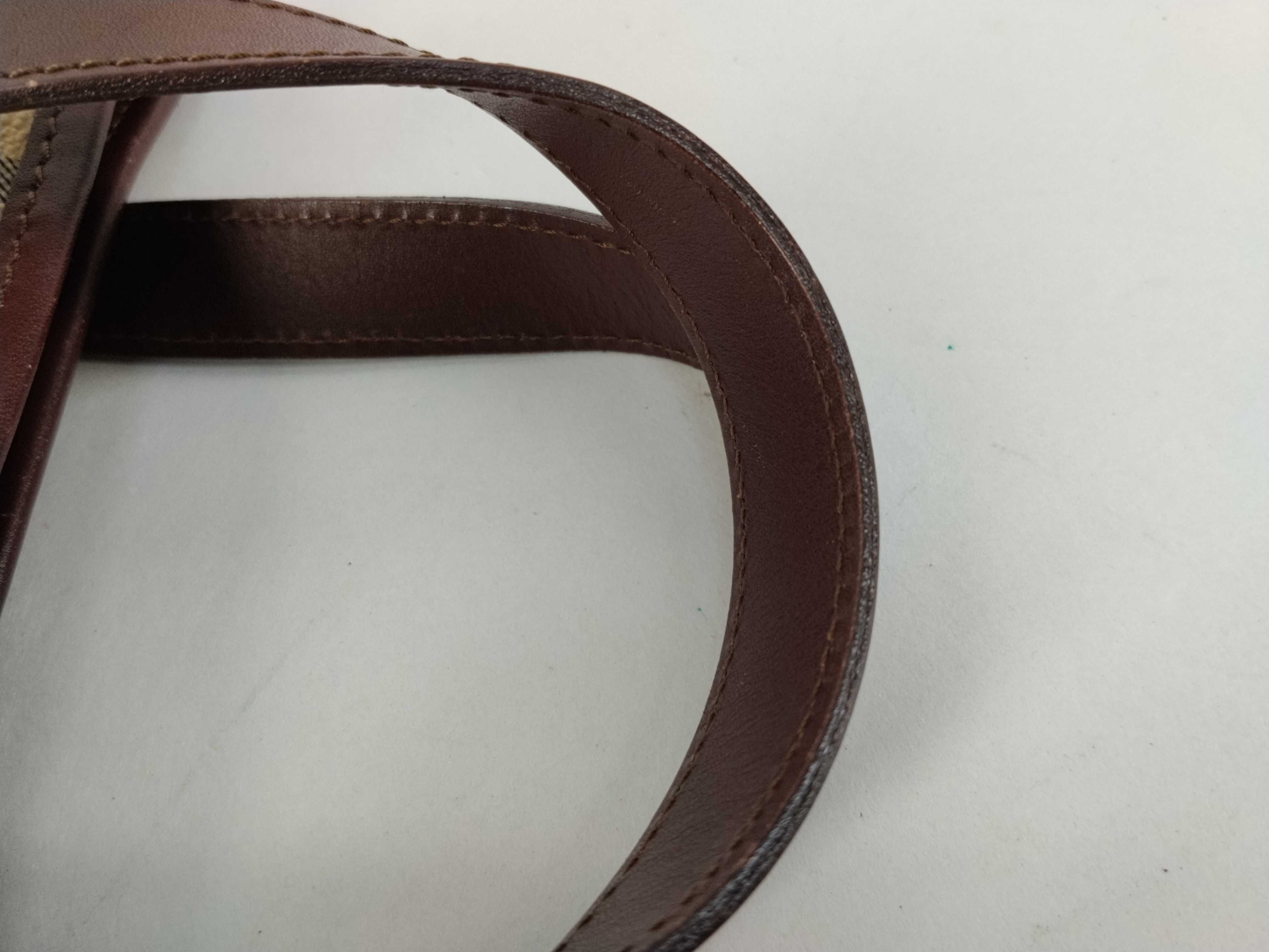 Nova Check PVC Handbag, Brown — view 4