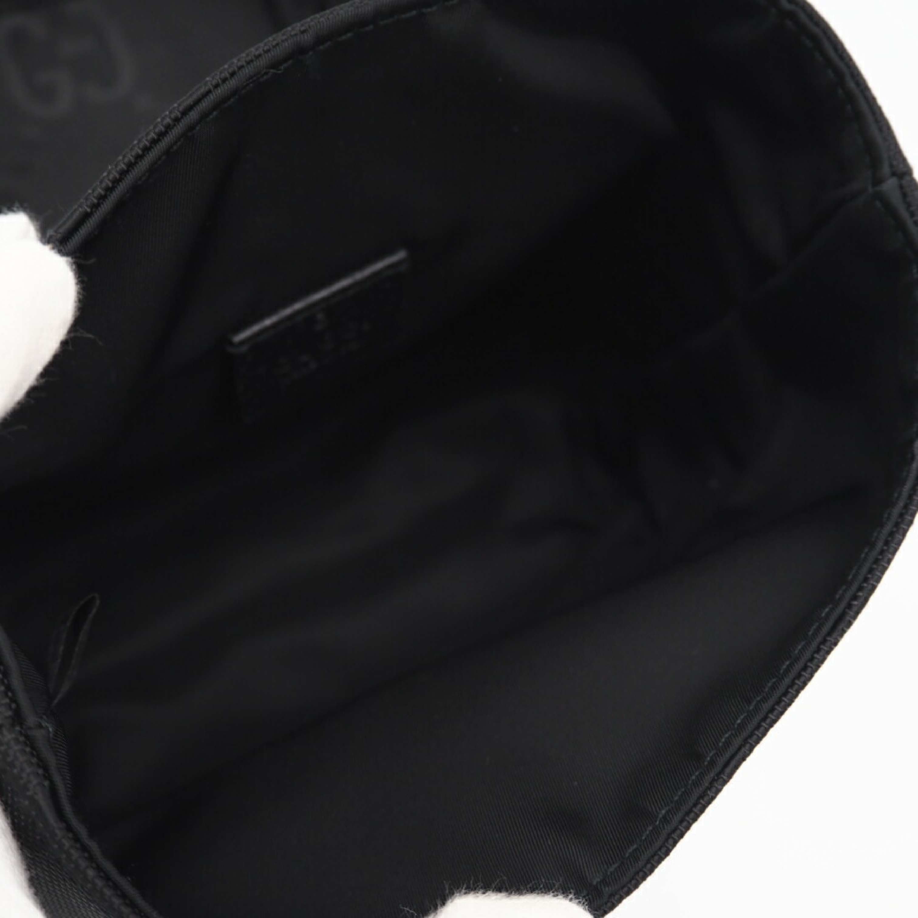 643858 GG Nylon Off-the-Grid Black Shoulder Bag — view 8