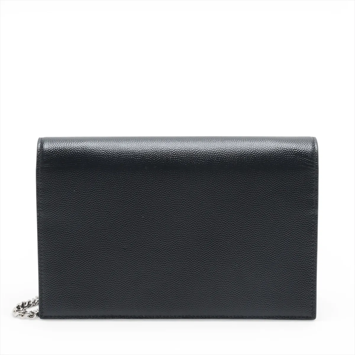 Kate Leather Chain Wallet, Black, 452159 — view 2