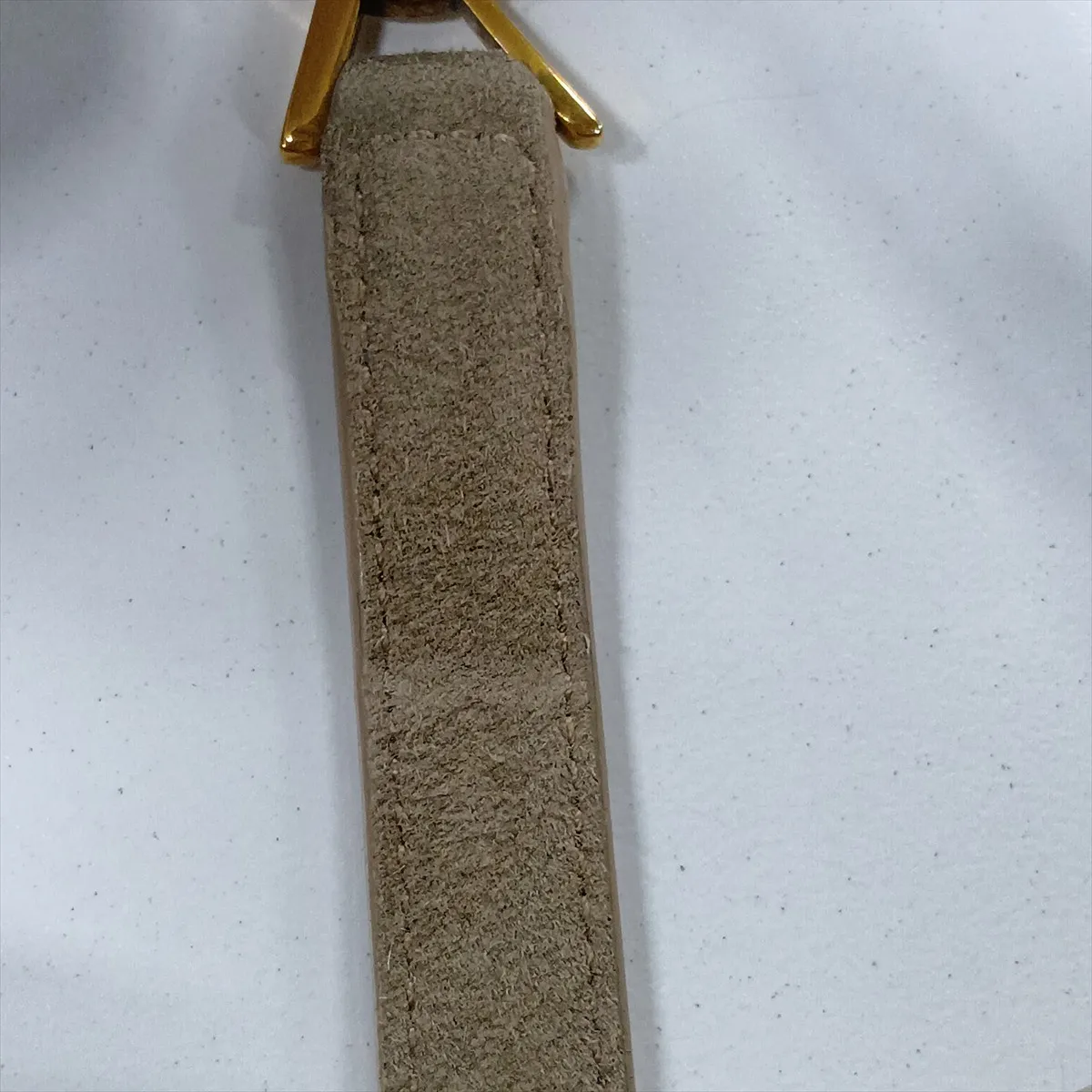 Mini Vertical Suede Shoulder Bag, Beige, 735214 — view 13