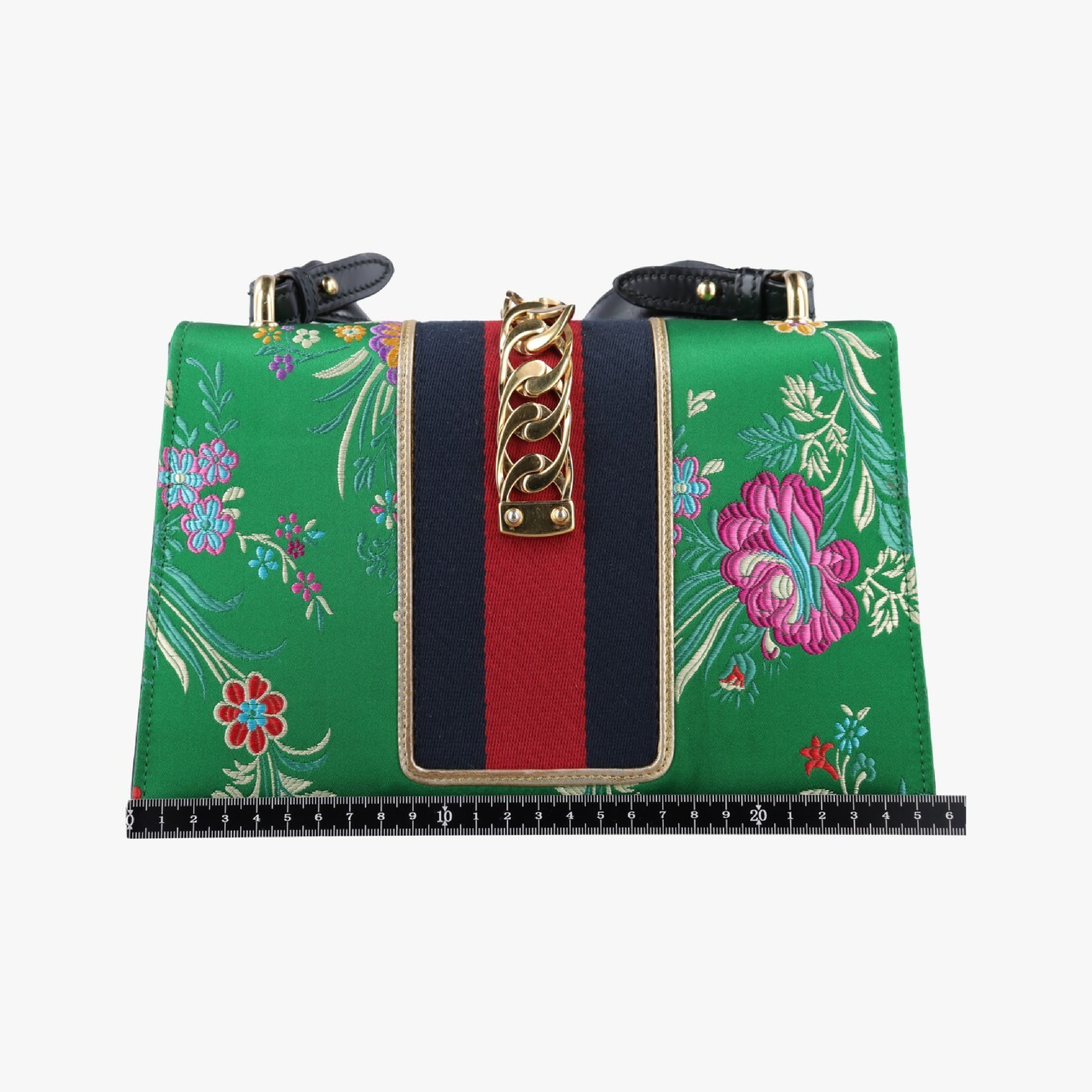 Sylvie Multicolor Silk Shoulder Bag 421882 G021883685 — view 2