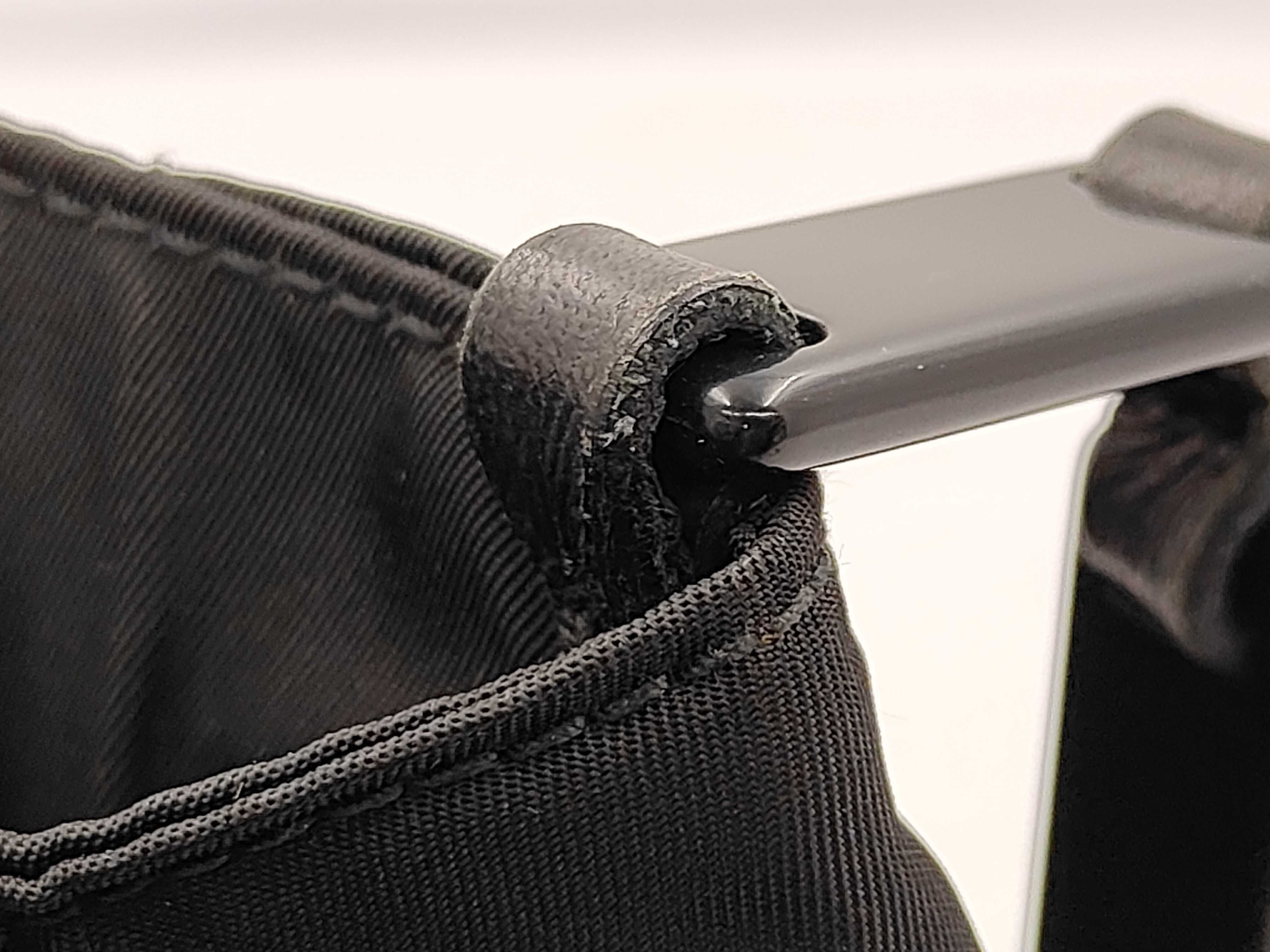 Tessuto Nylon Handbag with Plastic Chain, with Guarantee Card — view 5