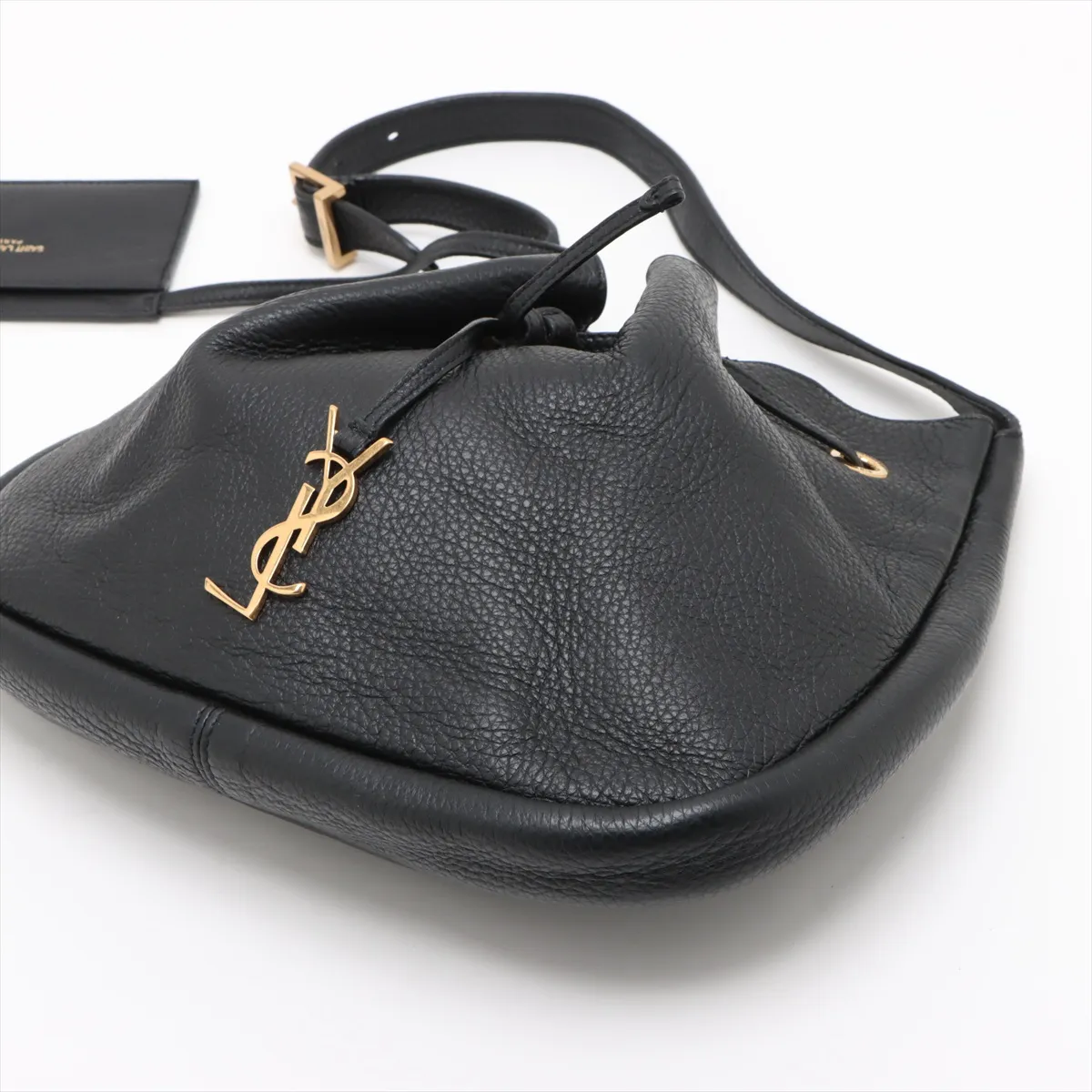 Leather Shoulder Bag Black 796626 — view 3