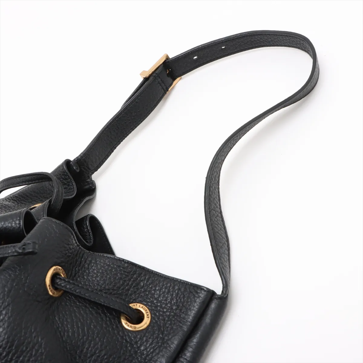 Leather Shoulder Bag Black 796626 — view 5