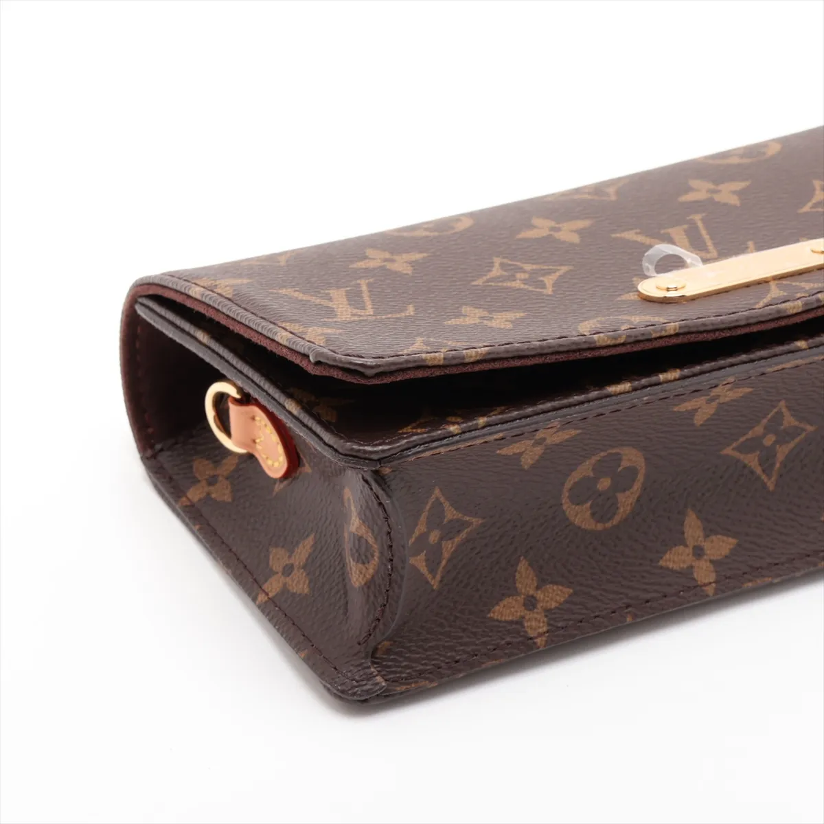 Monogram Wallet on Chain Lily M82509 Brown (RFID detected) — view 4