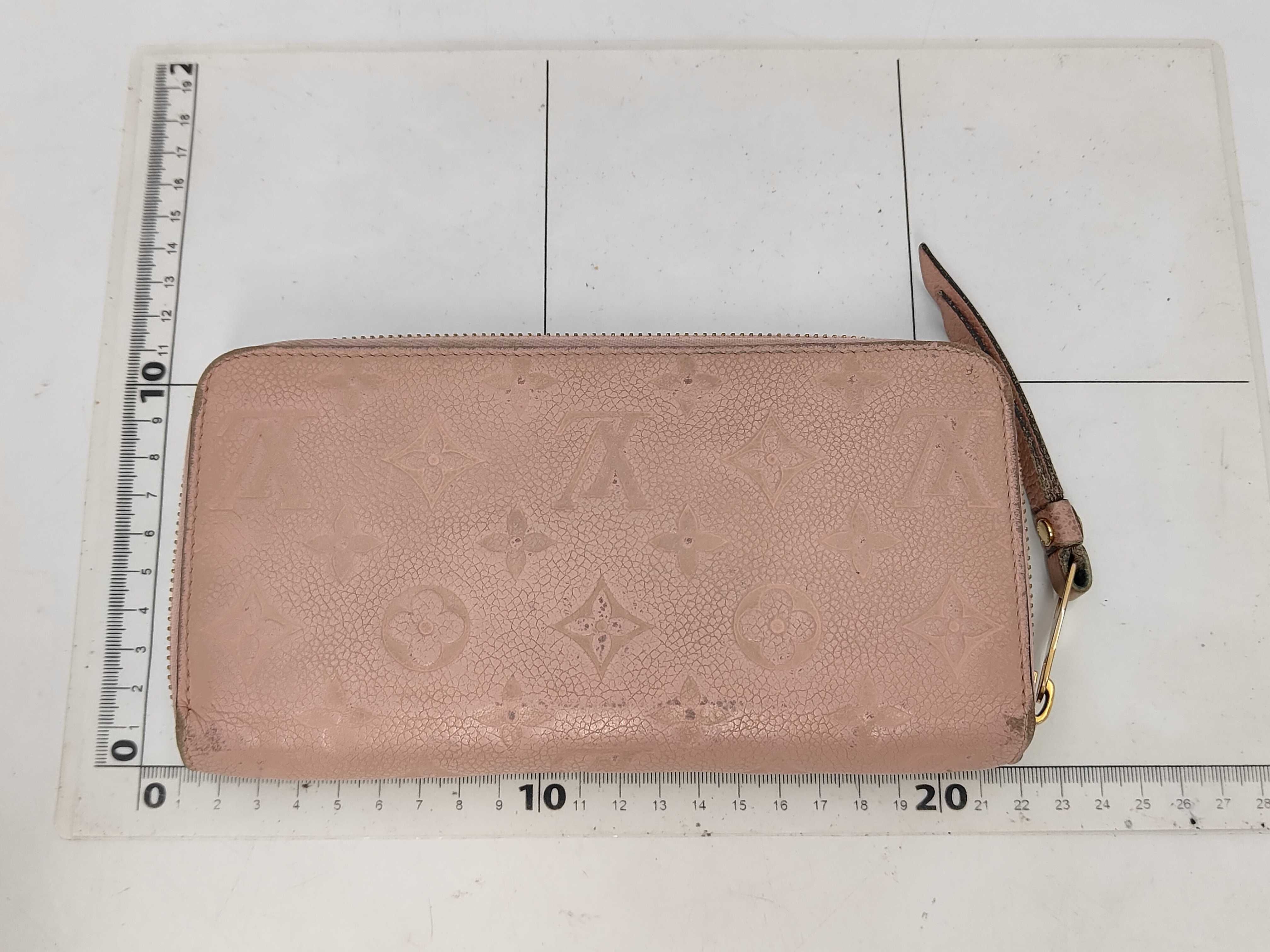 Zippy Wallet Monogram Empreinte Rose Poudre Wallet — view 2