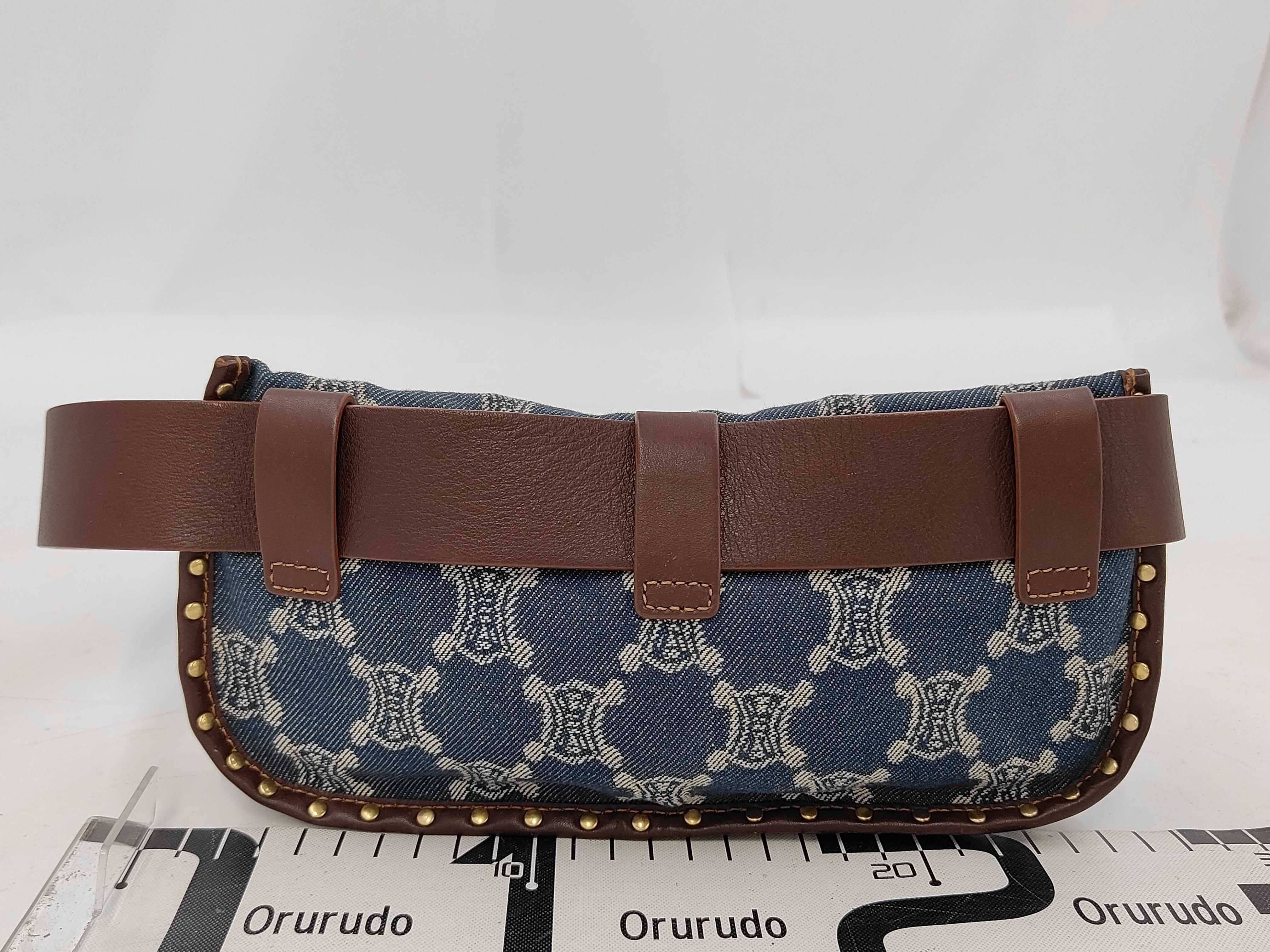 Macadam Denim Waist Bag, Blue — view 2