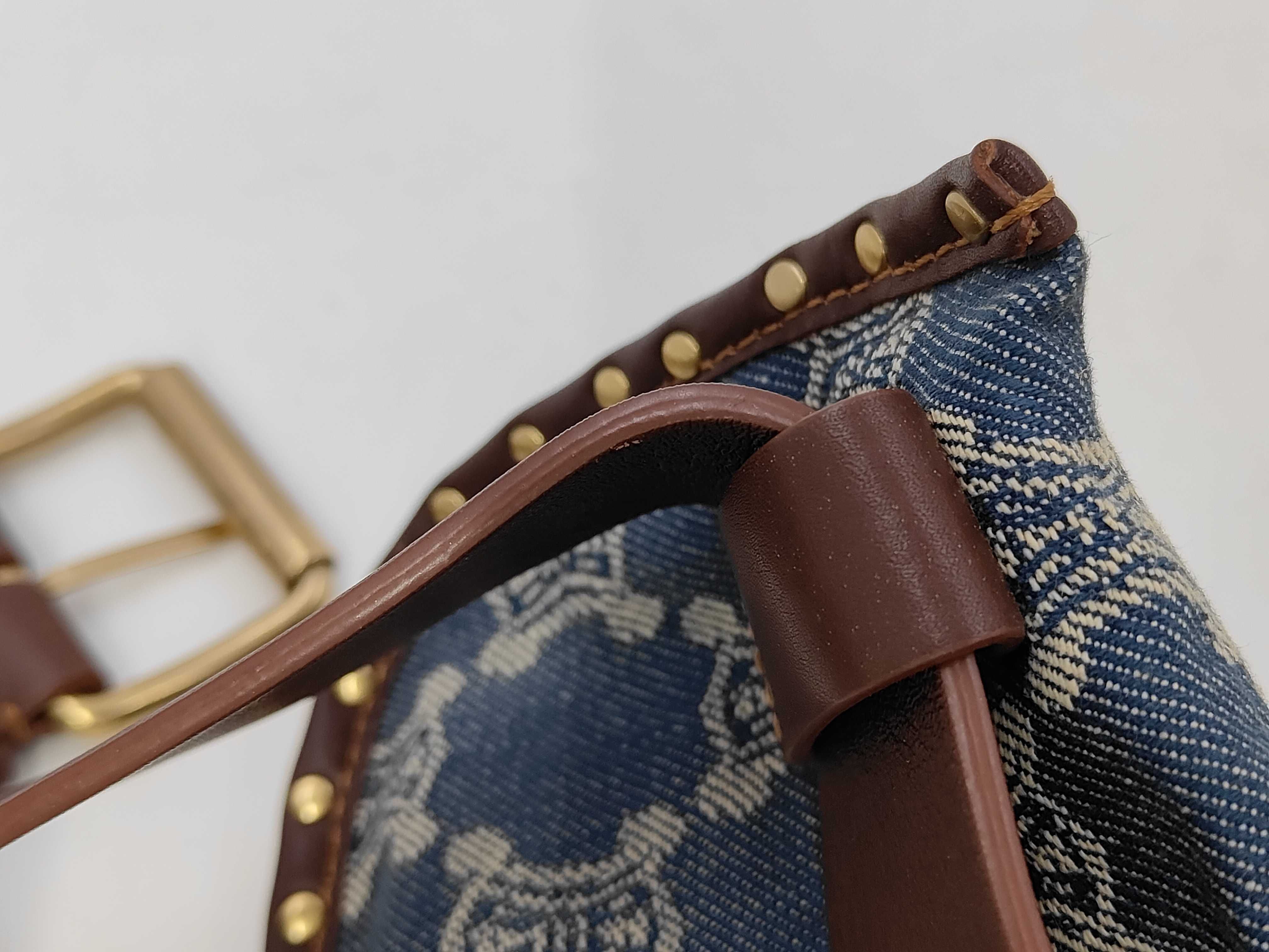 Macadam Denim Waist Bag, Blue — view 10