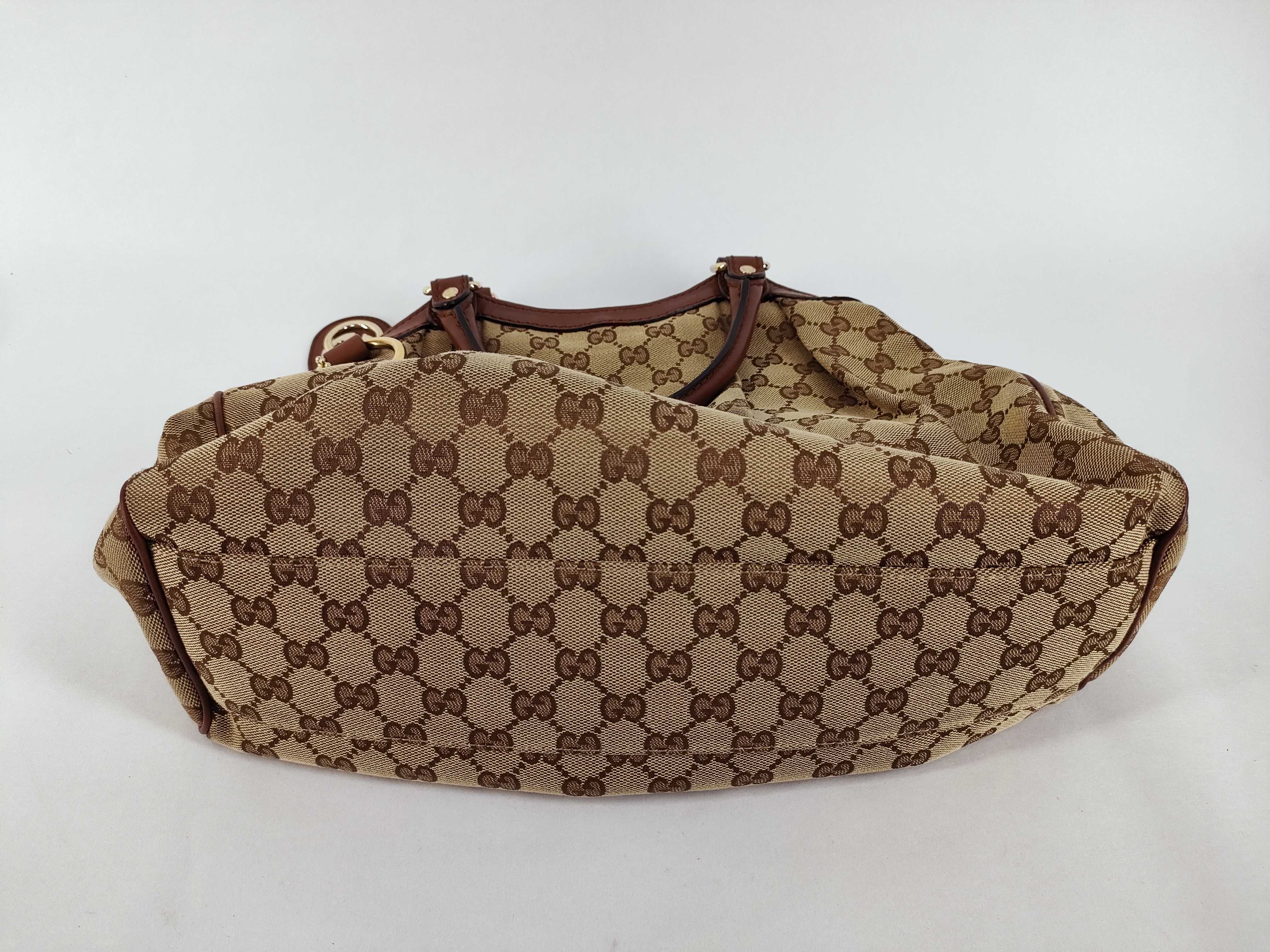 Sukey 211944 GG Canvas Sukey Charm Handbag — view 7