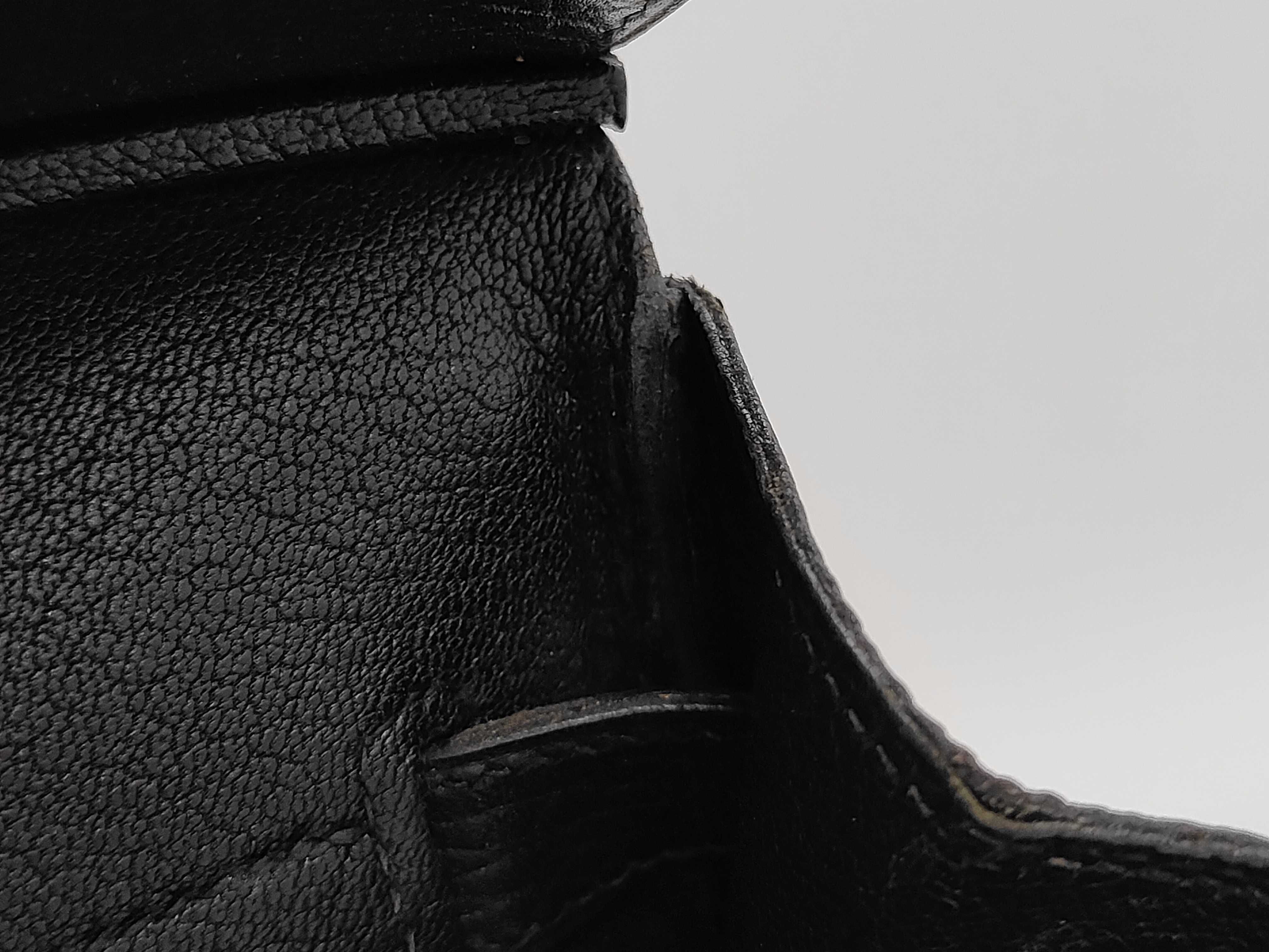 Birkin 40 Togo Black Gold Hardware G Handbag — view 11