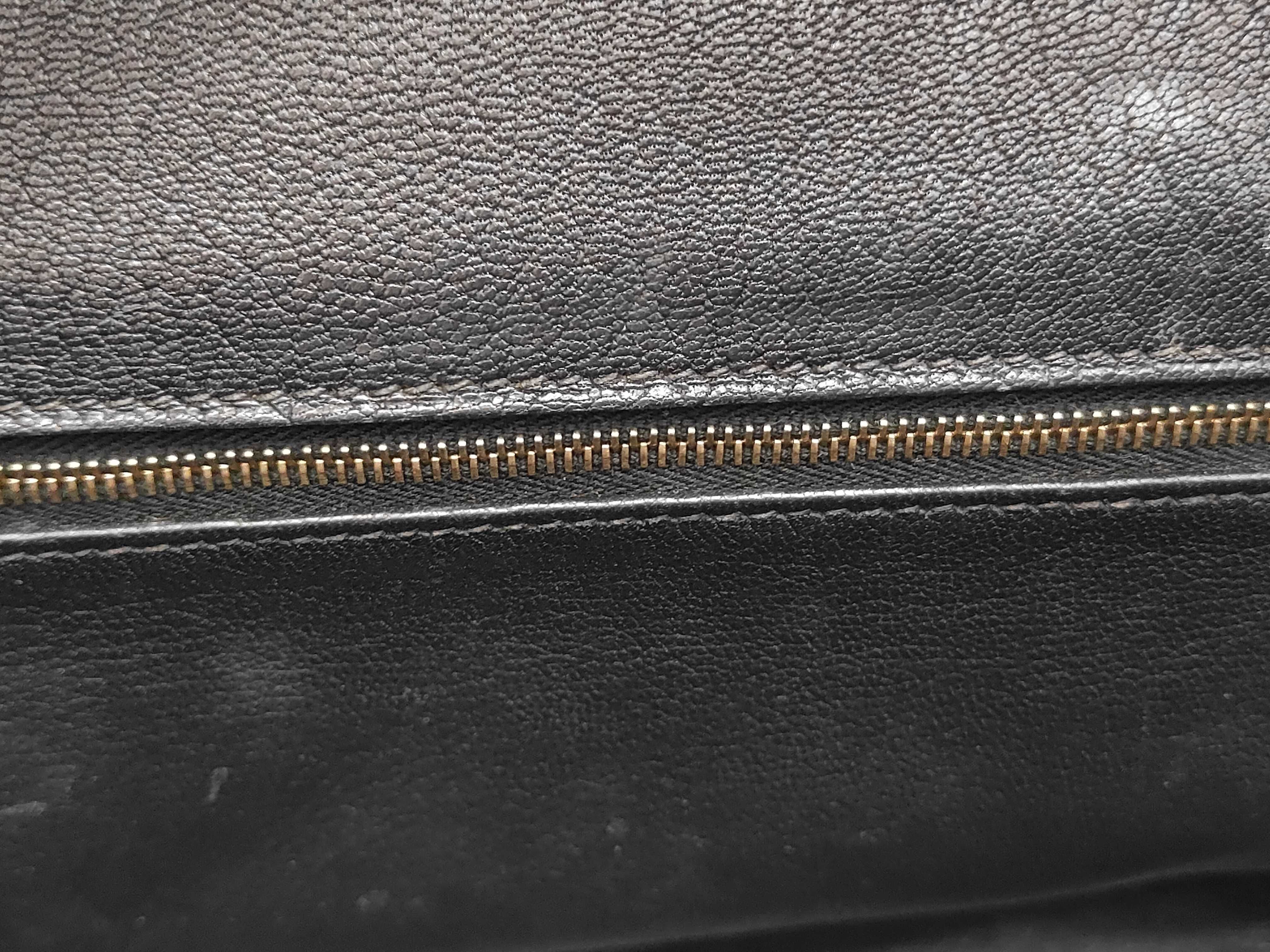 Birkin 40 Togo Black Gold Hardware G Handbag — view 12