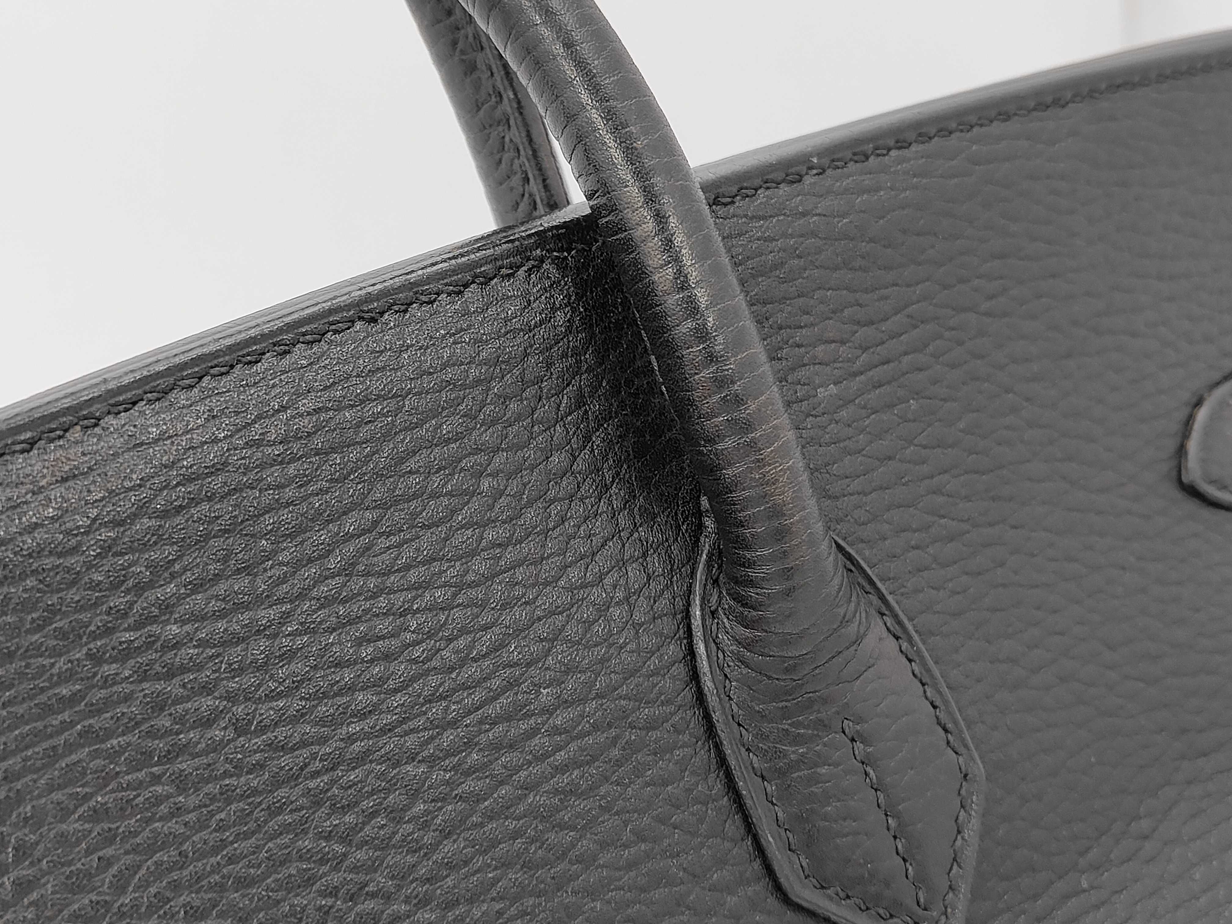 Birkin 40 Togo Black Gold Hardware G Handbag — view 3