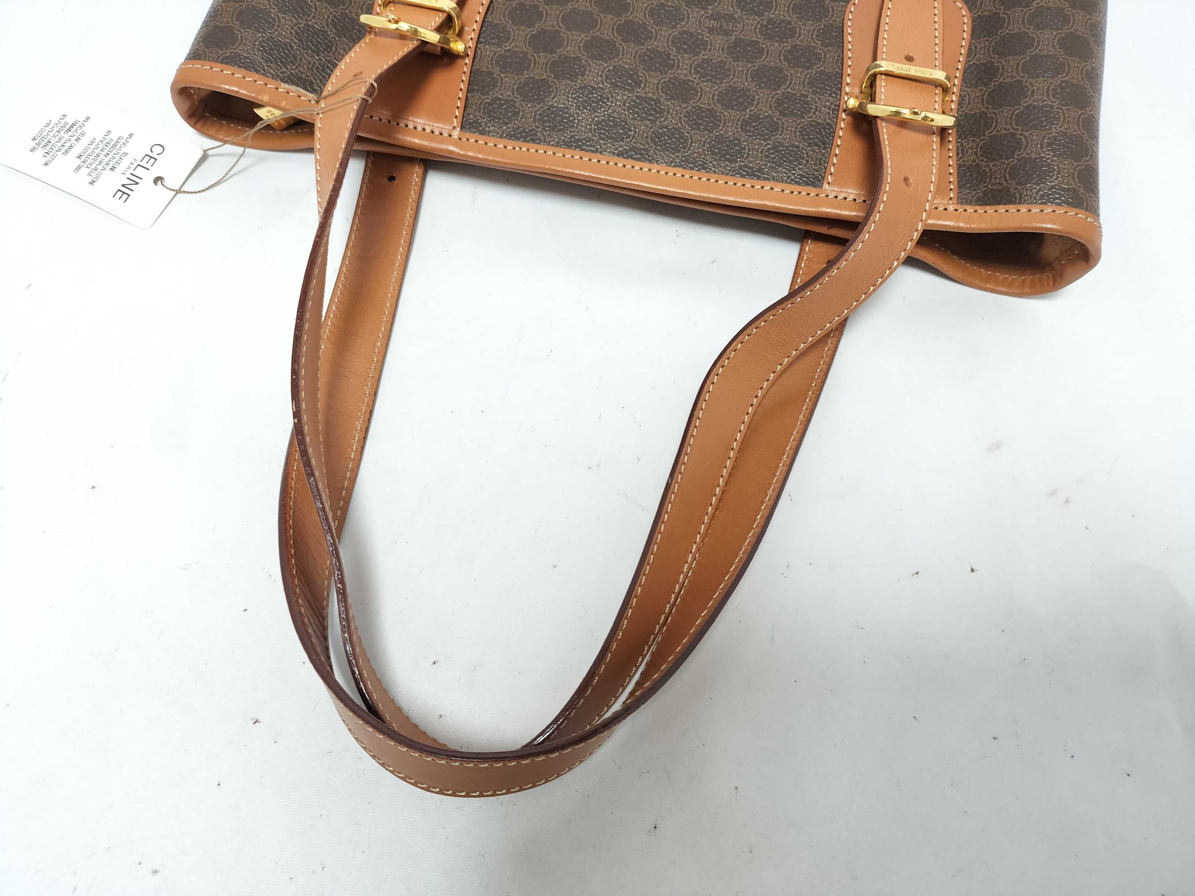 shoulder bag, Macadam pattern, brown tote bag — view 3