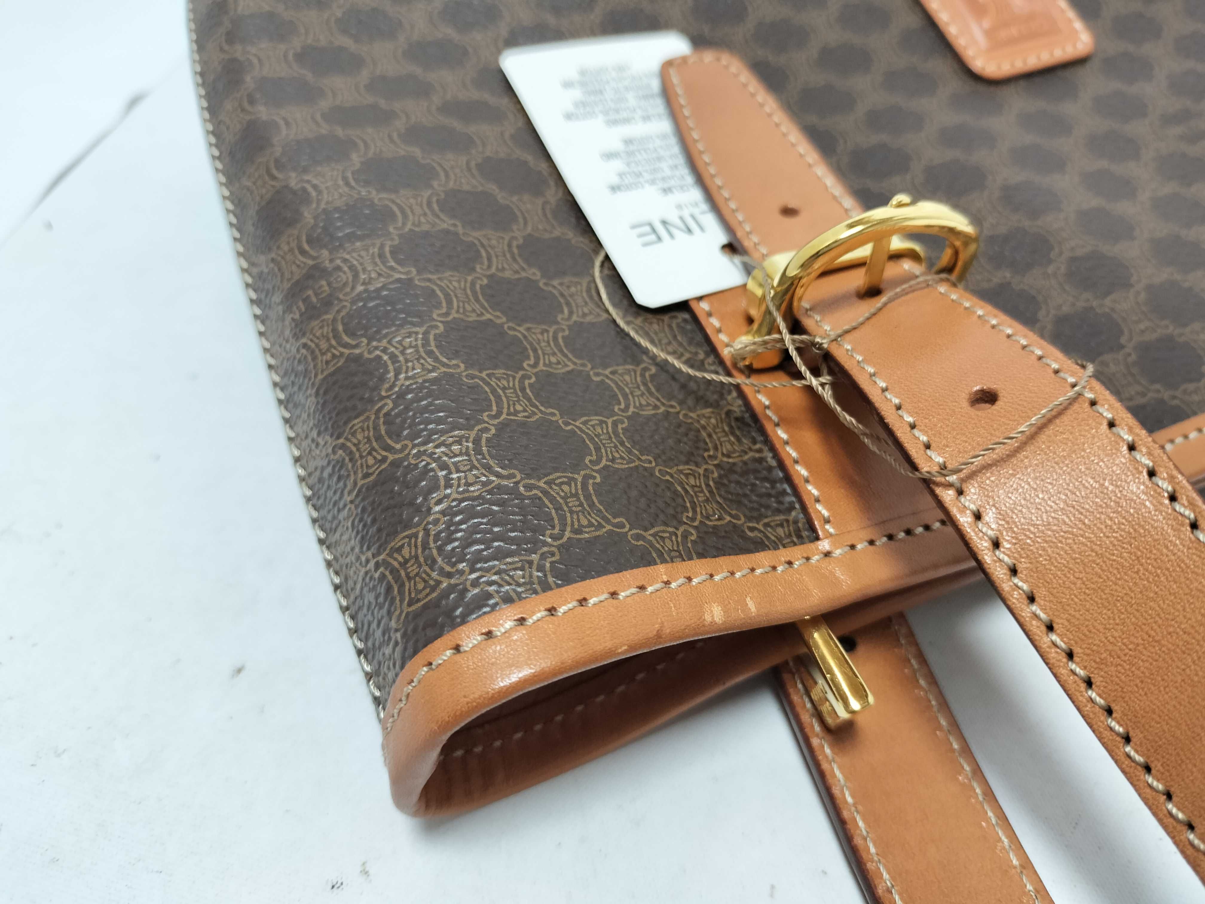 shoulder bag, Macadam pattern, brown tote bag — view 8
