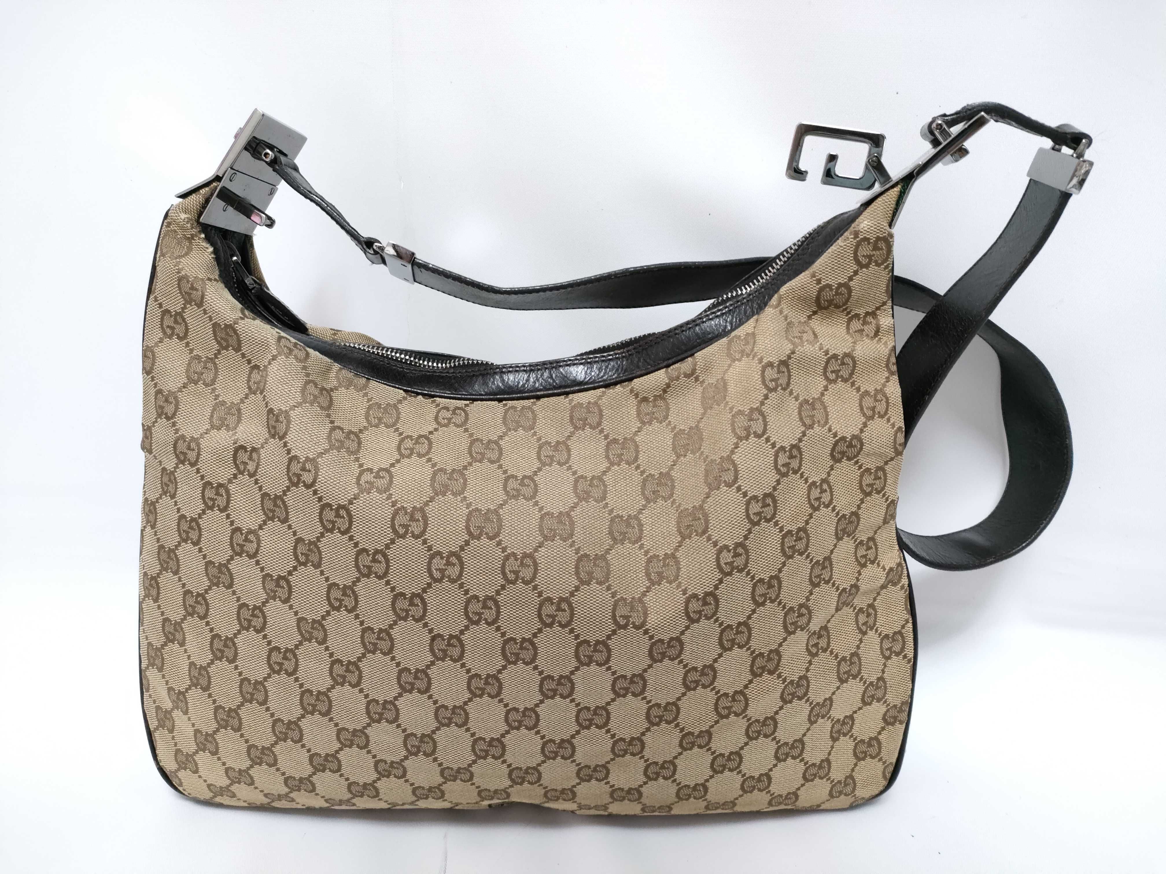 GG Canvas Sherry Web GG Jacquard Shoulder Bag