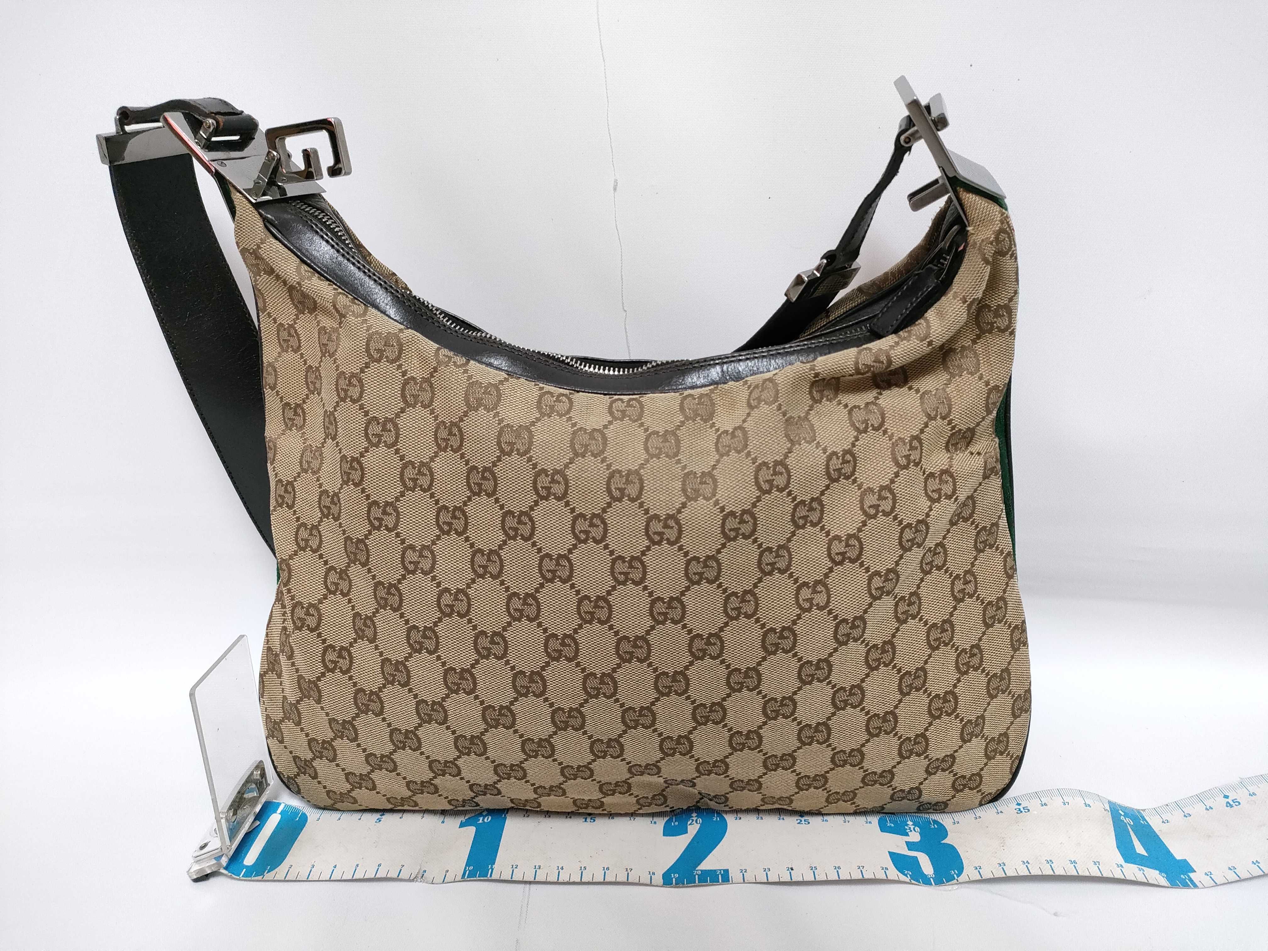 GG Canvas Sherry Web GG Jacquard Shoulder Bag — view 2