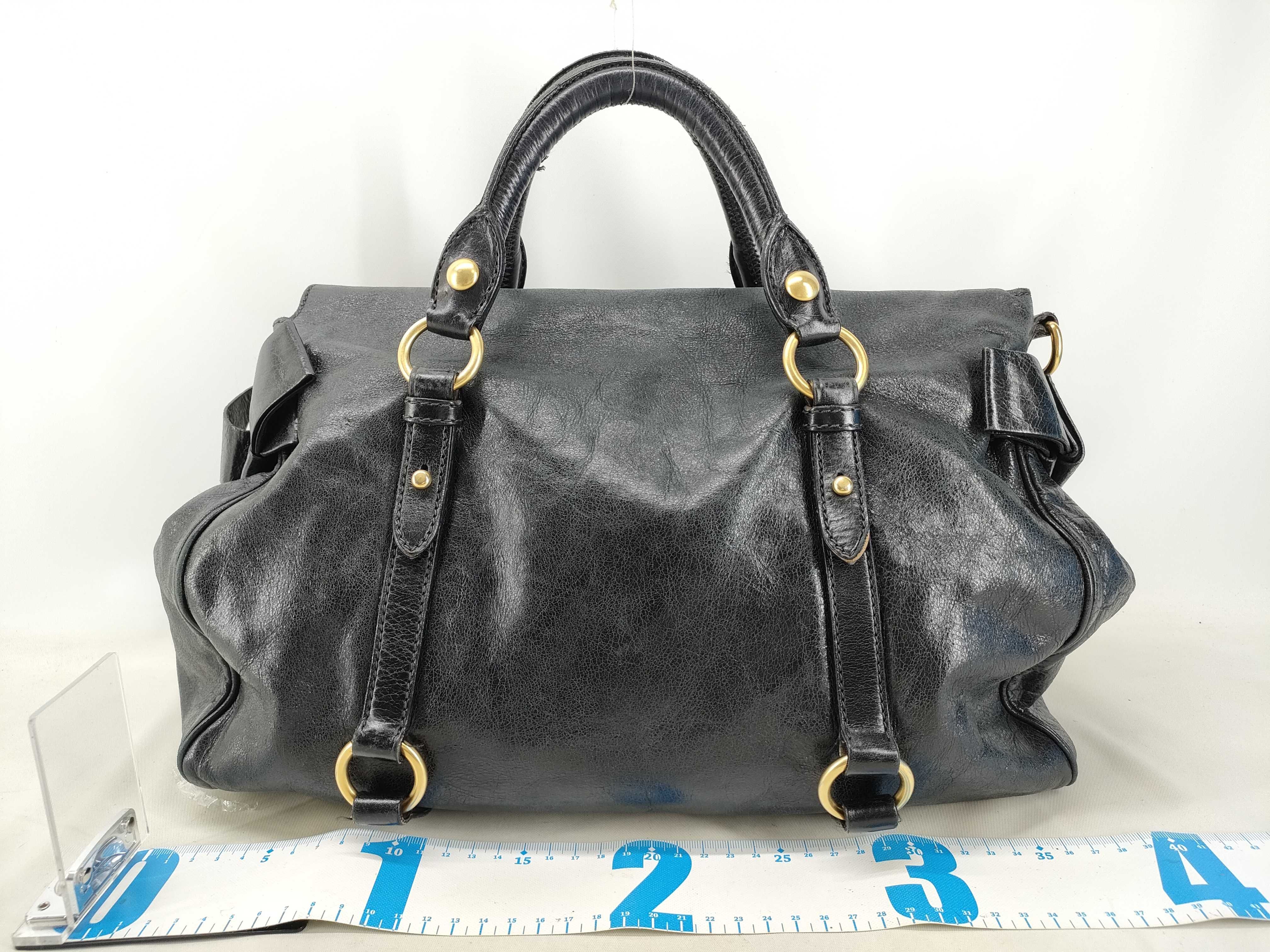 Vitello Luxe/Black Handbag — view 2