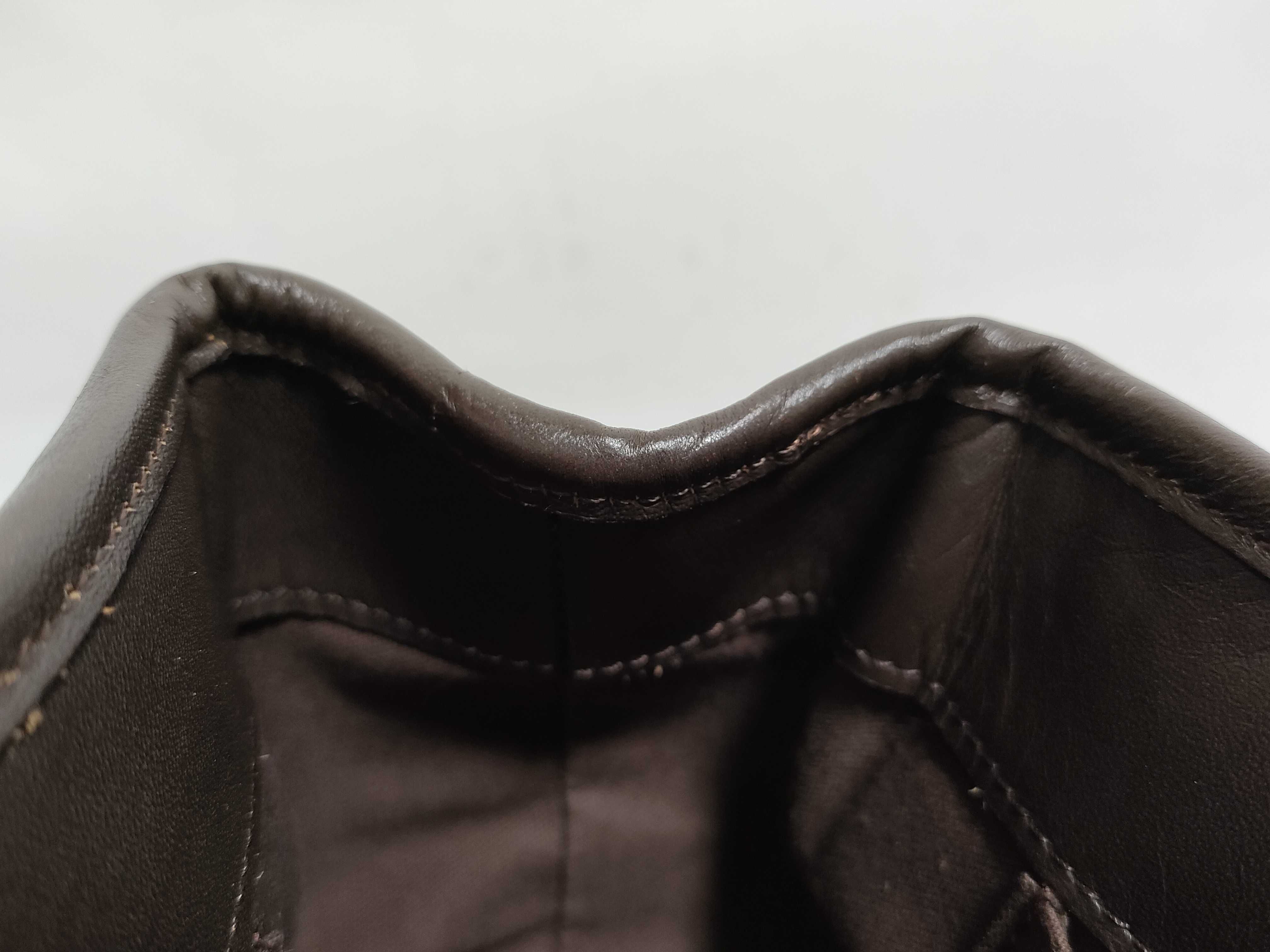 leather tote bag, brown handbag — view 8