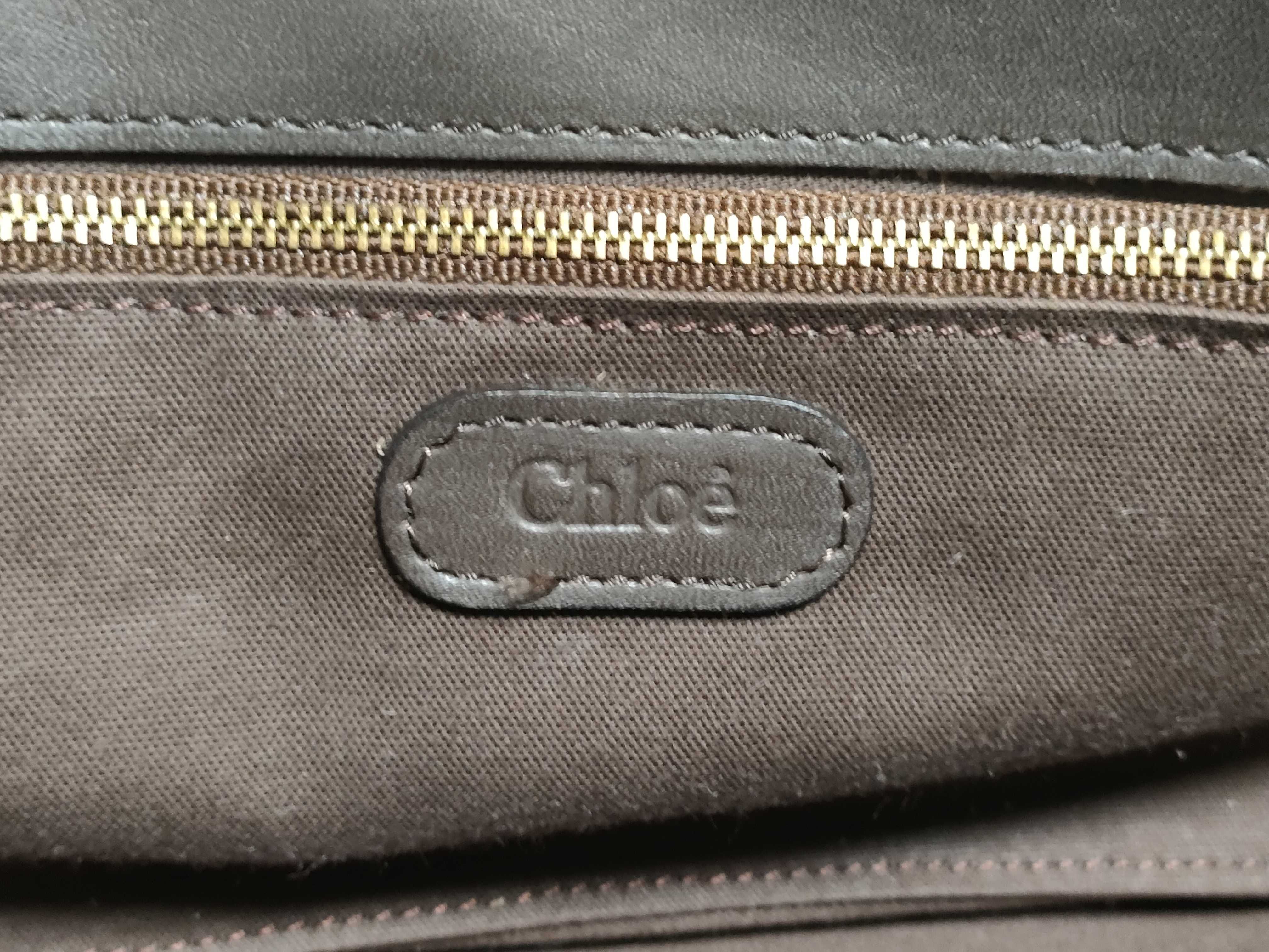 leather tote bag, brown handbag — view 10