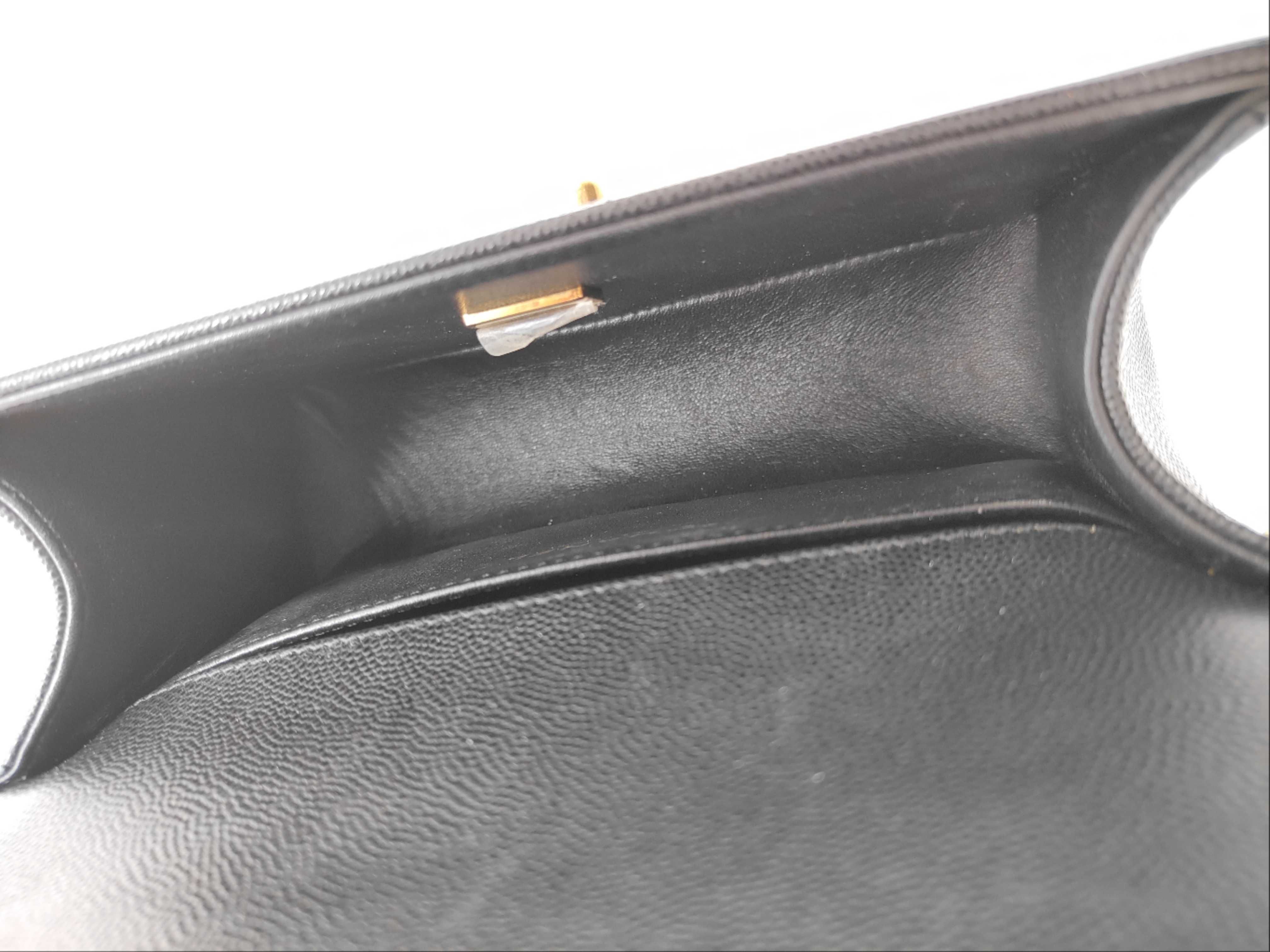 Caviar Skin Black Boy Chanel RFID Shoulder Bag — view 13