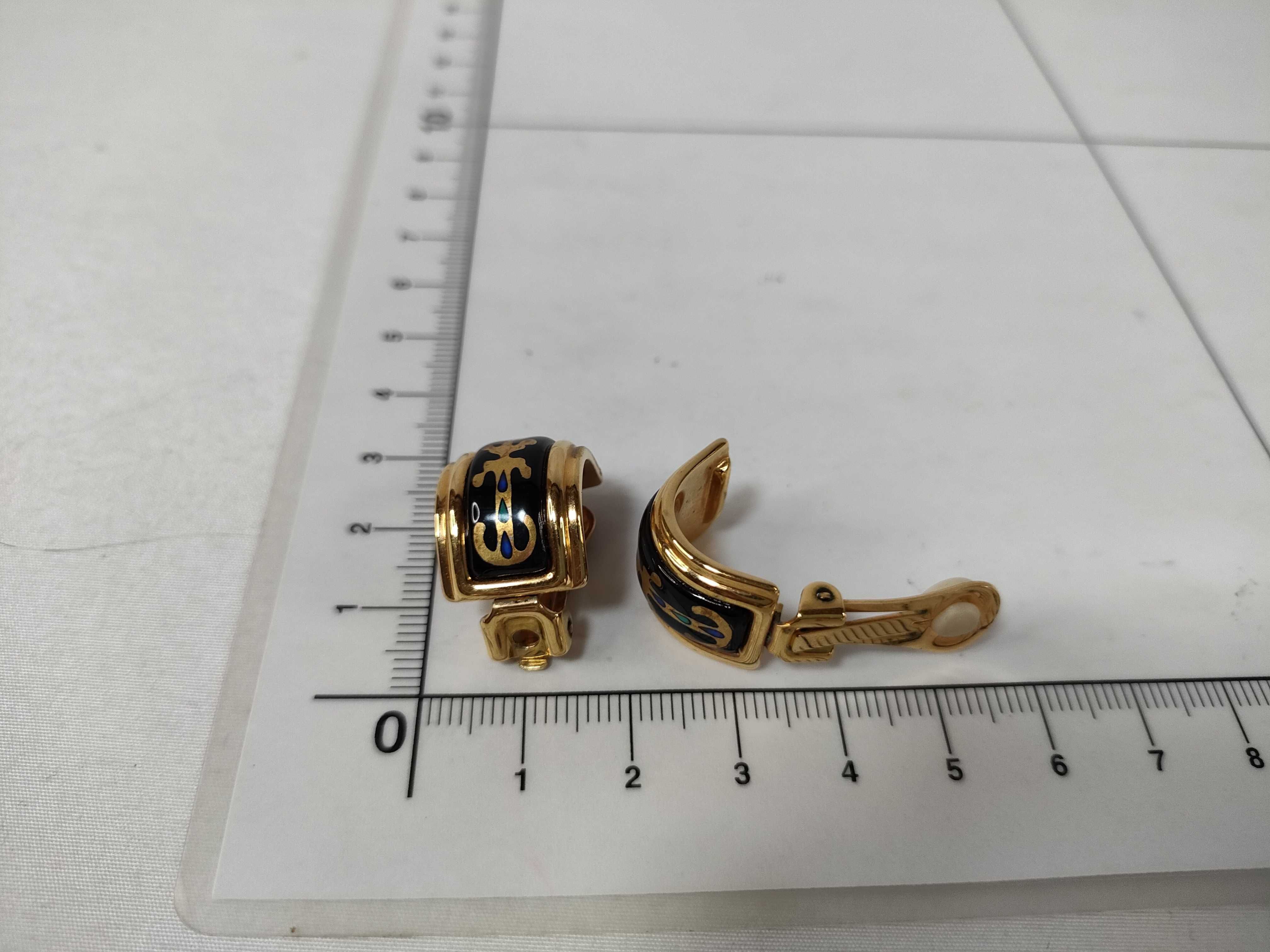 cloisonné enamel earrings — view 6