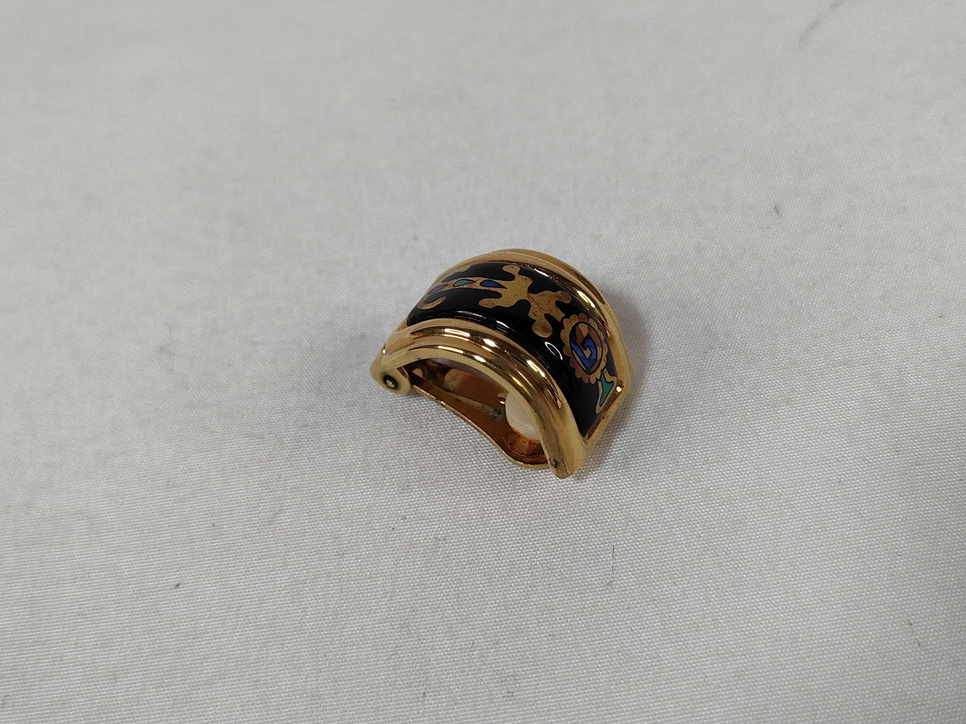 cloisonné enamel earrings — view 8