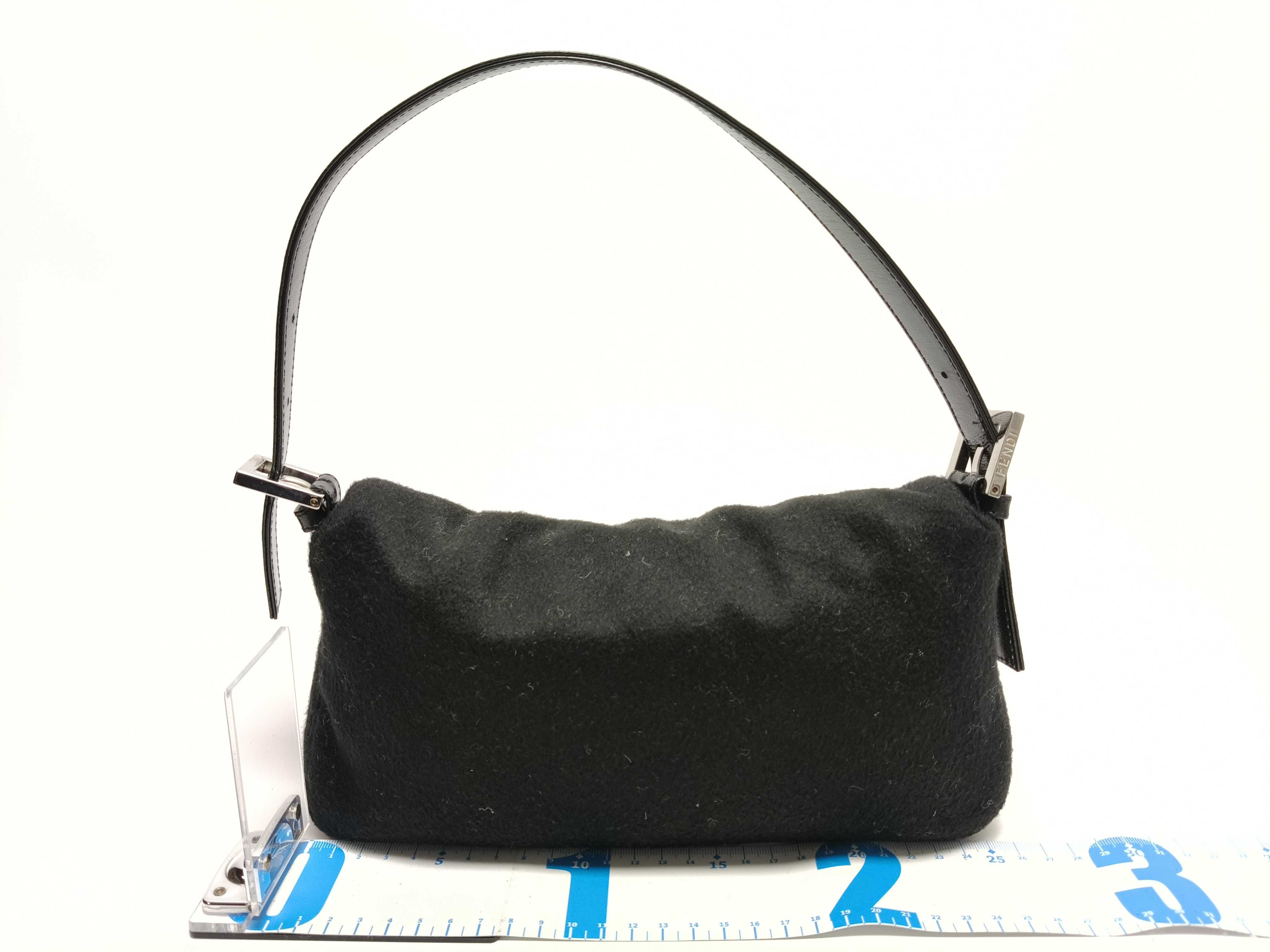Mamma Fendi Mamma Bucket Cashmere Shoulder Bag — view 2