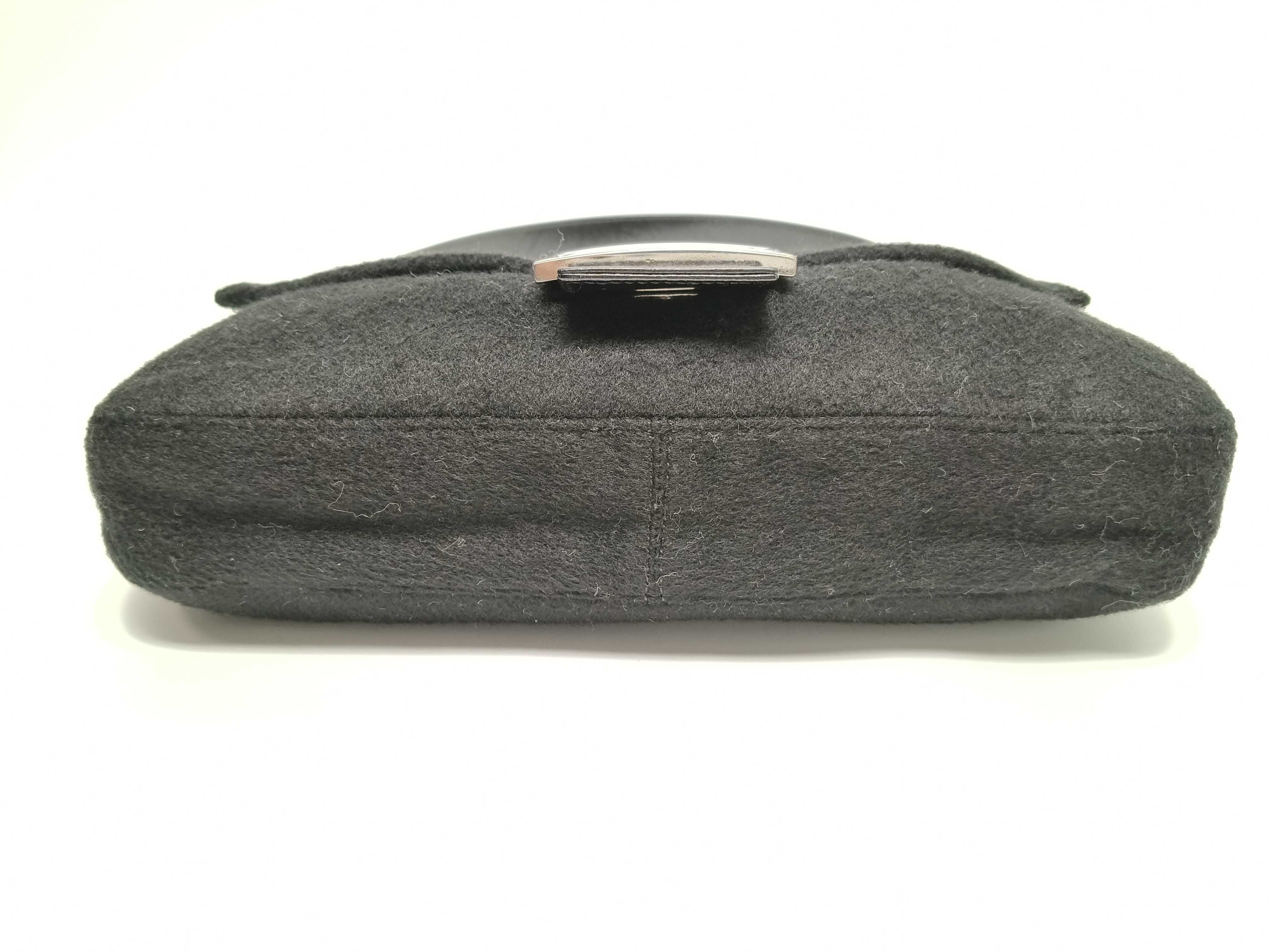 Mamma Fendi Mamma Bucket Cashmere Shoulder Bag — view 7