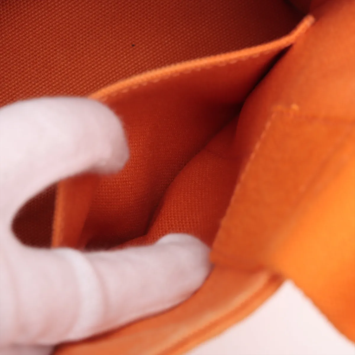 canapa canvas handbag orange — view 11