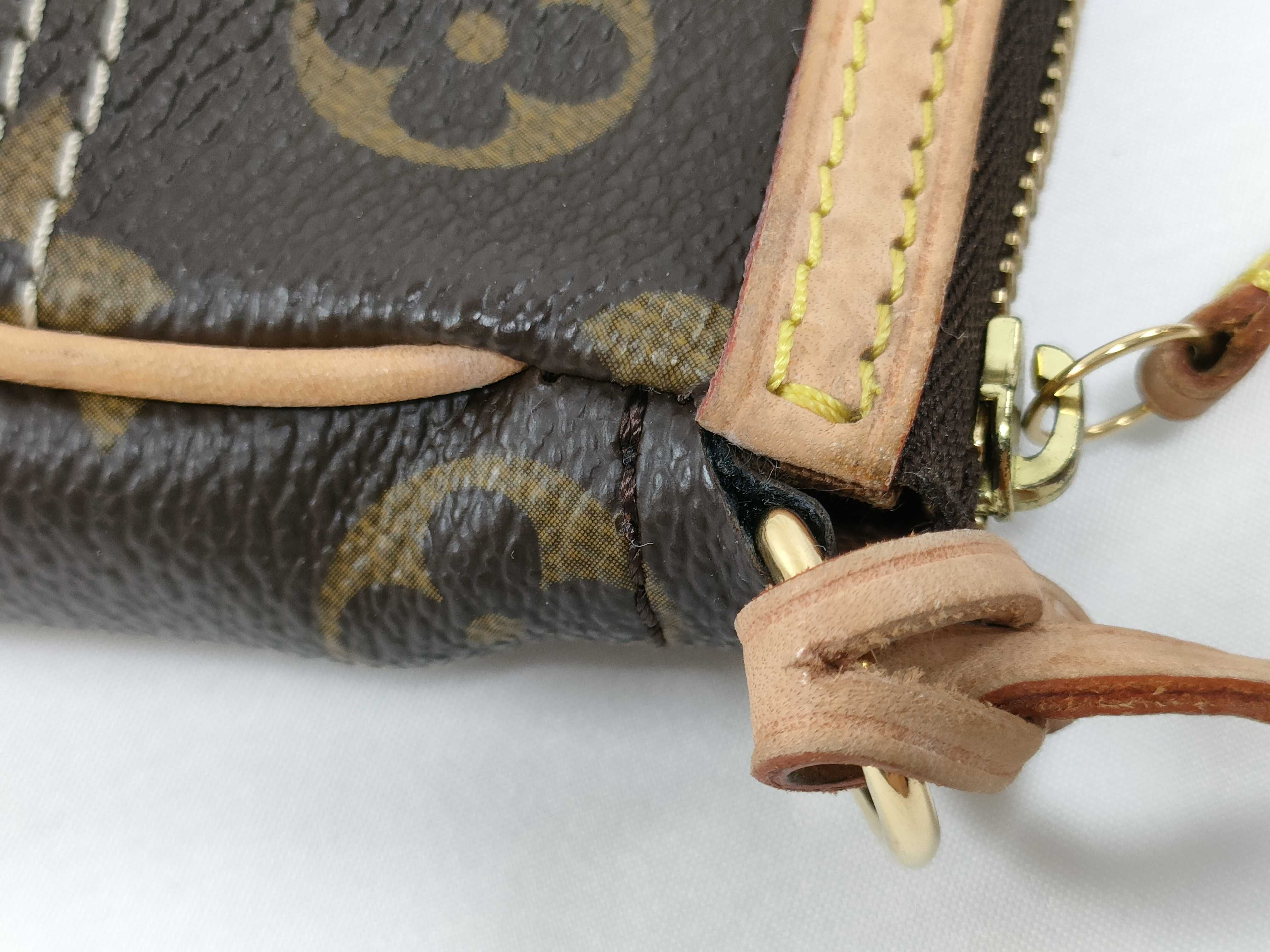 Monogram Vuitton Monogram Rivete Pochette Accessoires M40141 CA0037 Brown Pouch — view 6